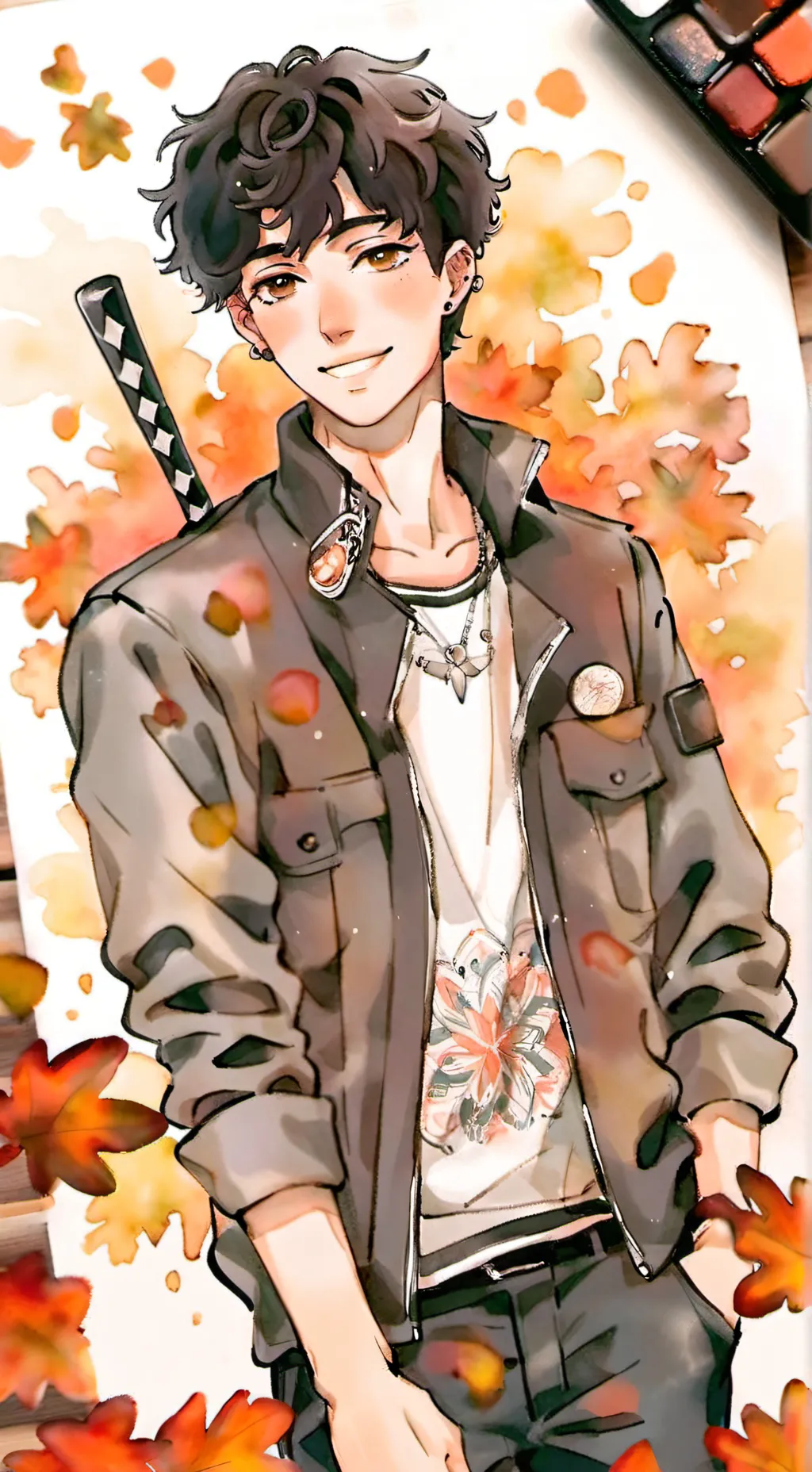 ai character: °•Alexis•°◇ background