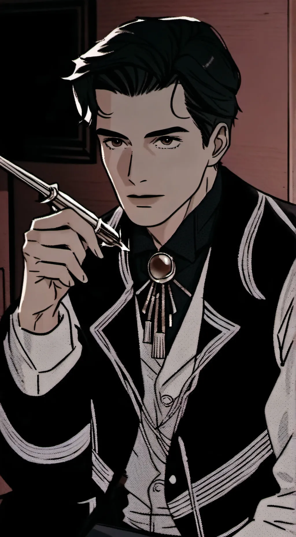 ai character: strick dad background