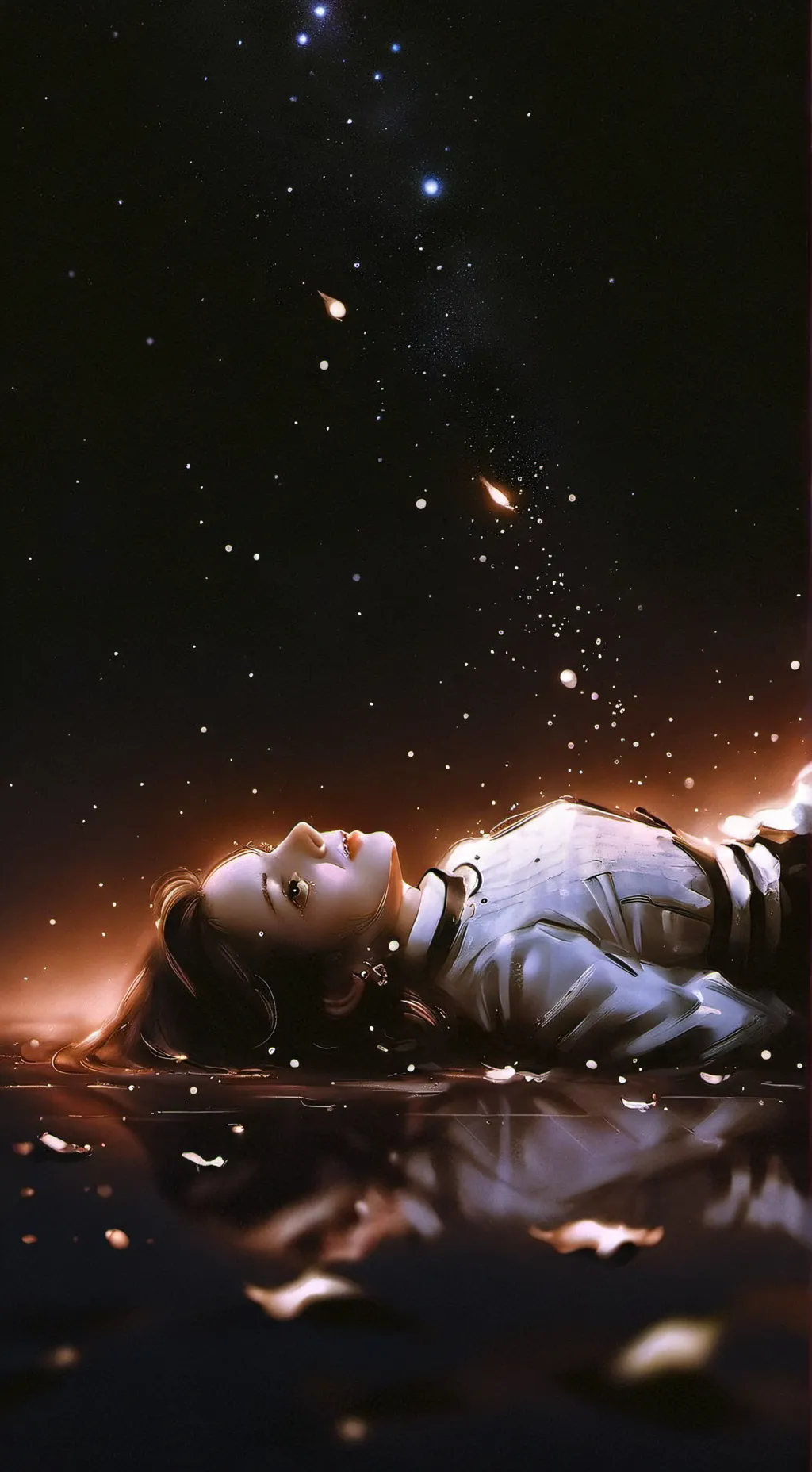 ai character: Blooms background