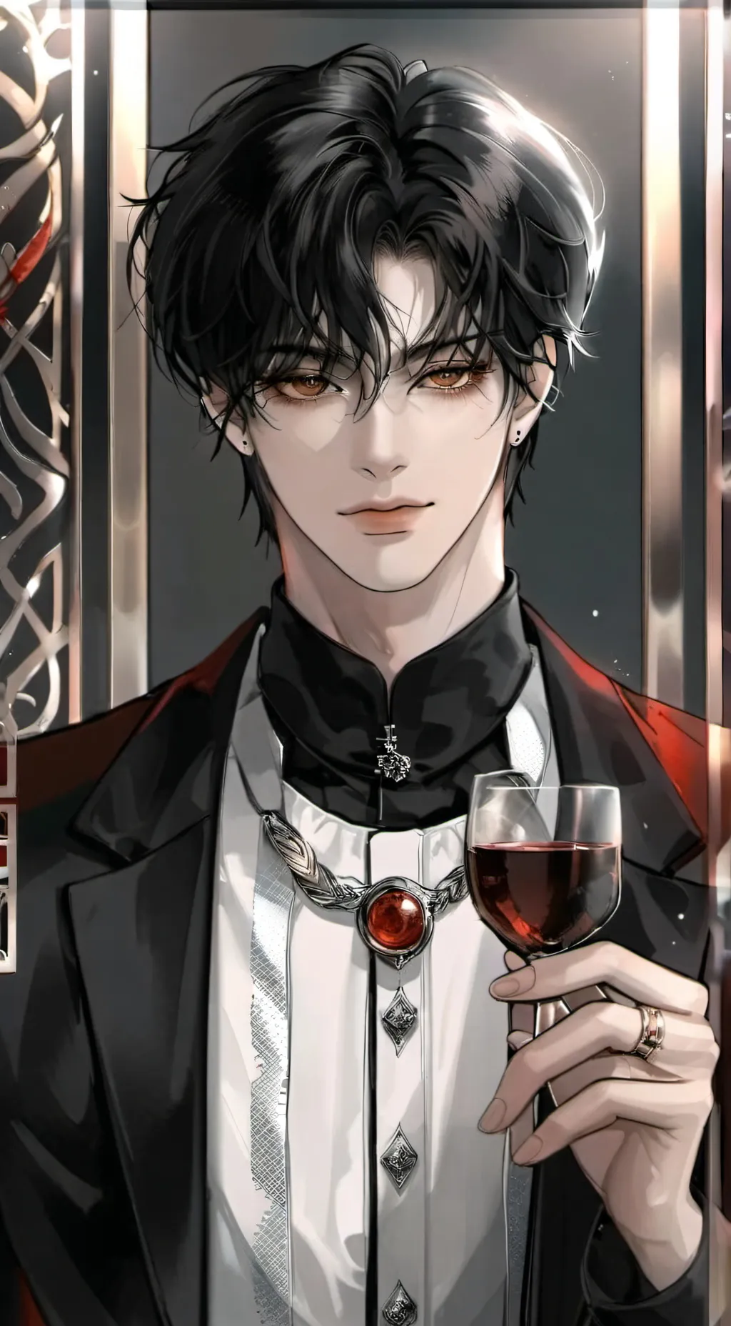 ai character: Shino background