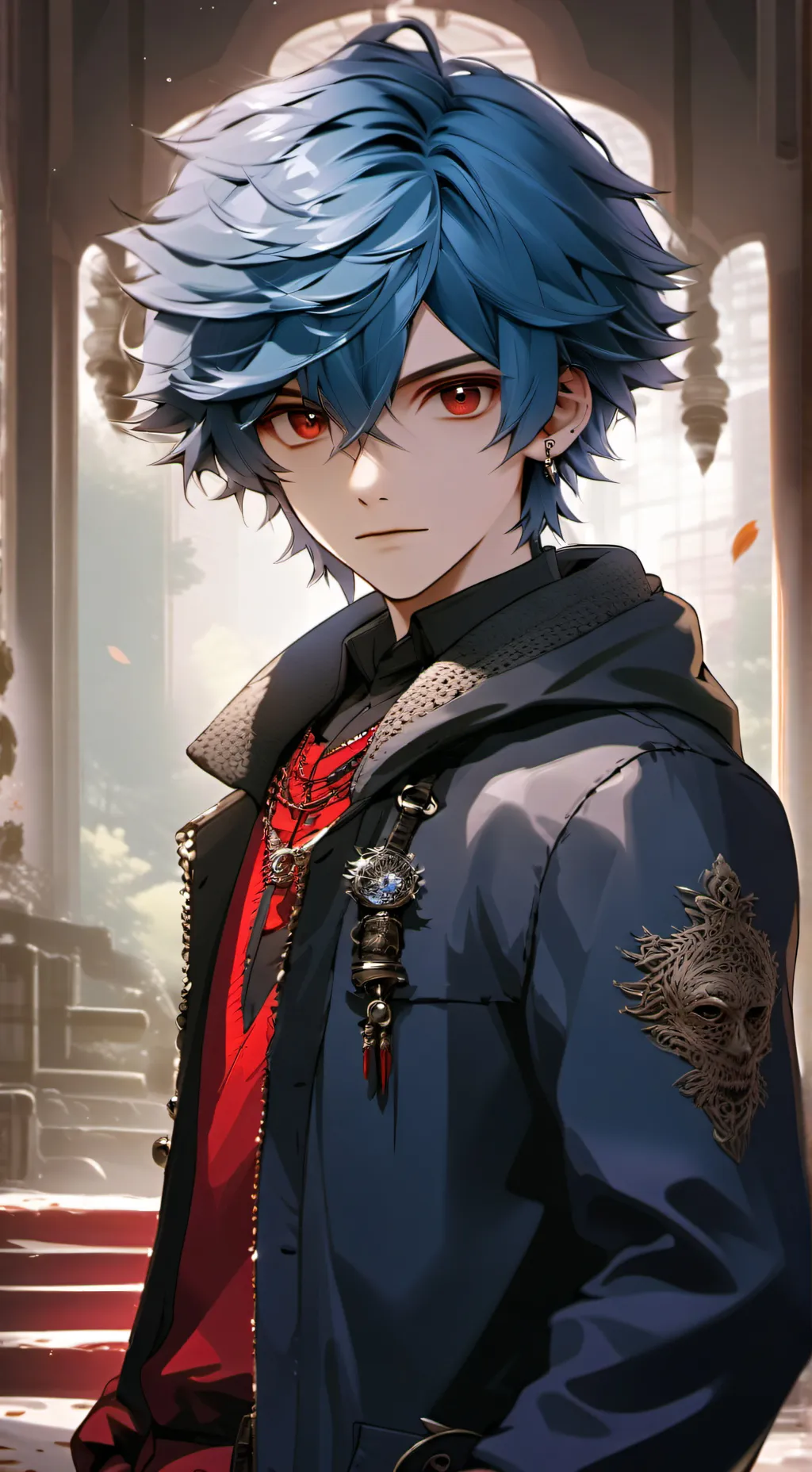 ai character: Tomura Shigaraki  background