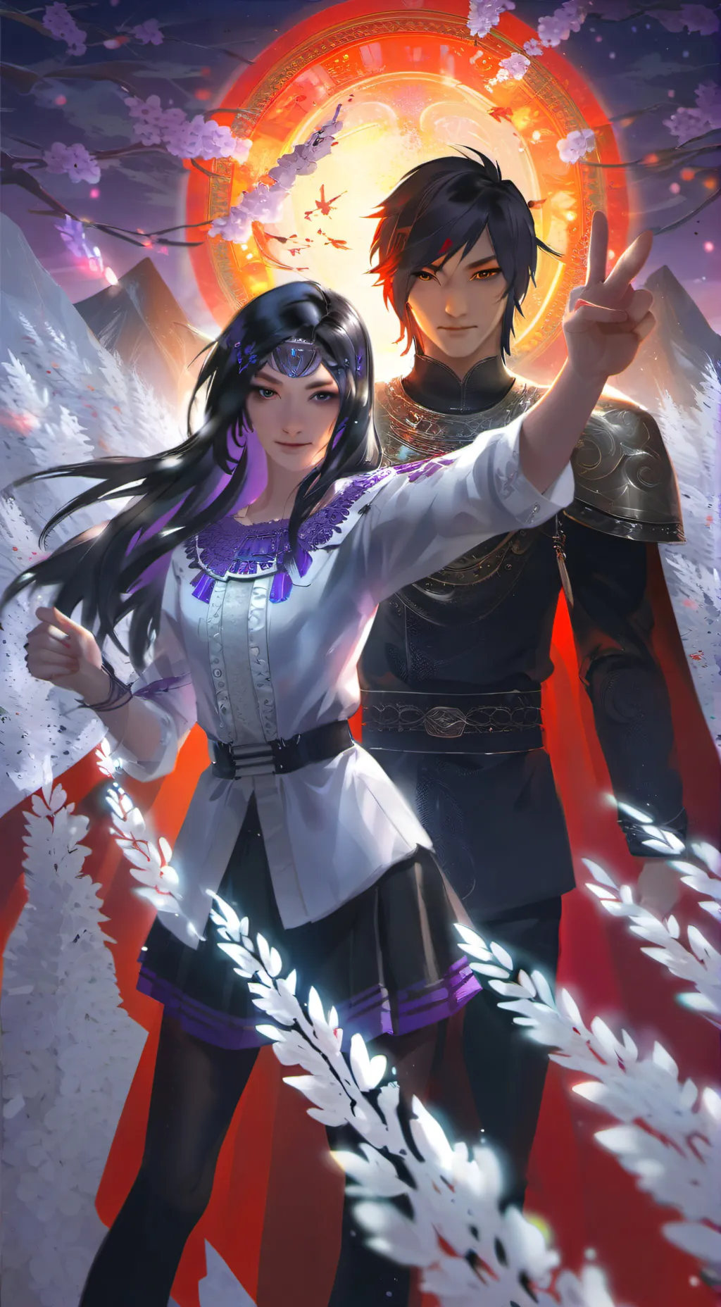 ai character: Aphmau and friends background