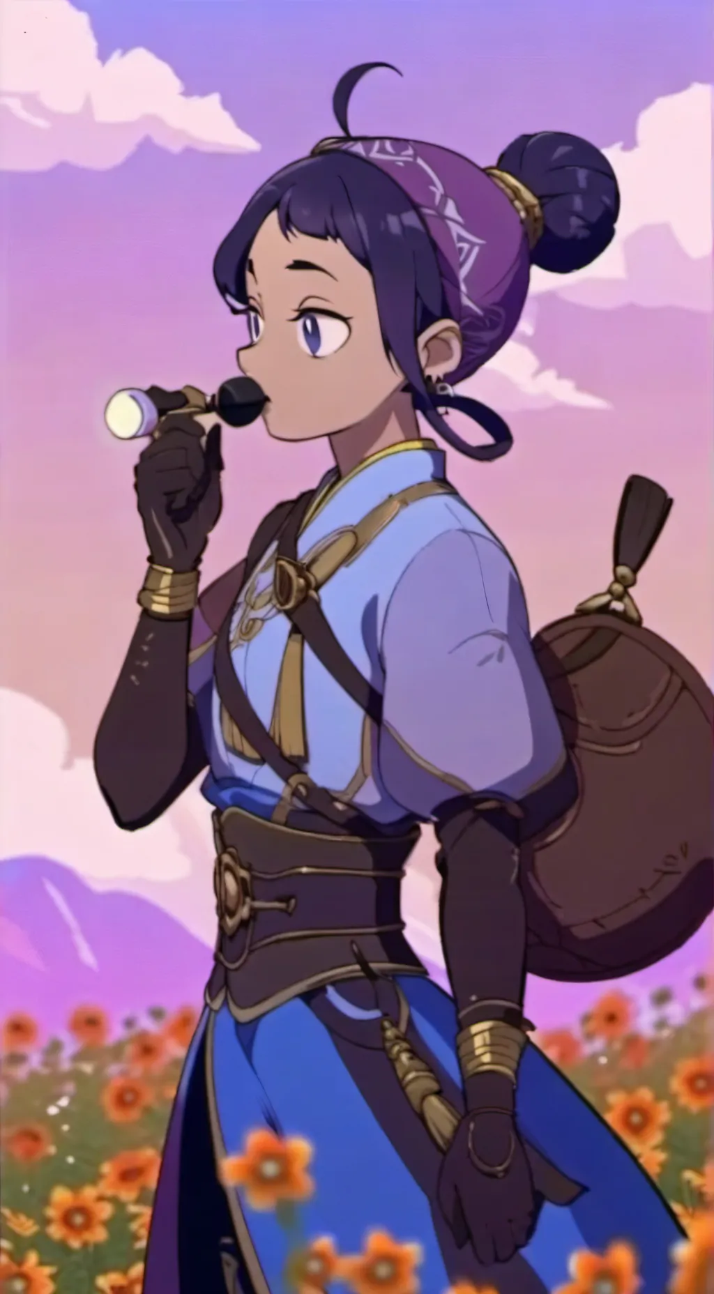 ai character: Luz background