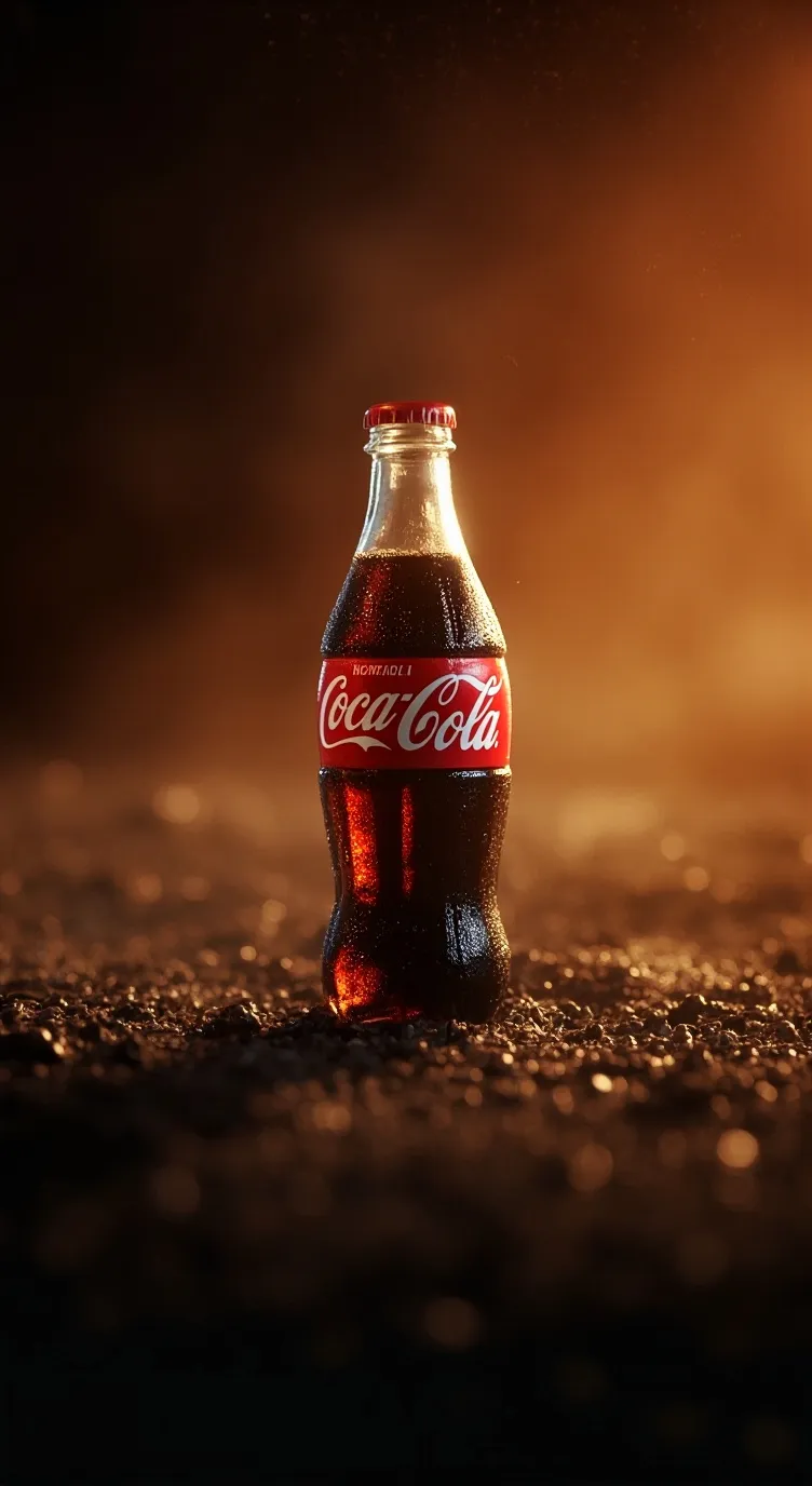 ai character: Coca-cola background