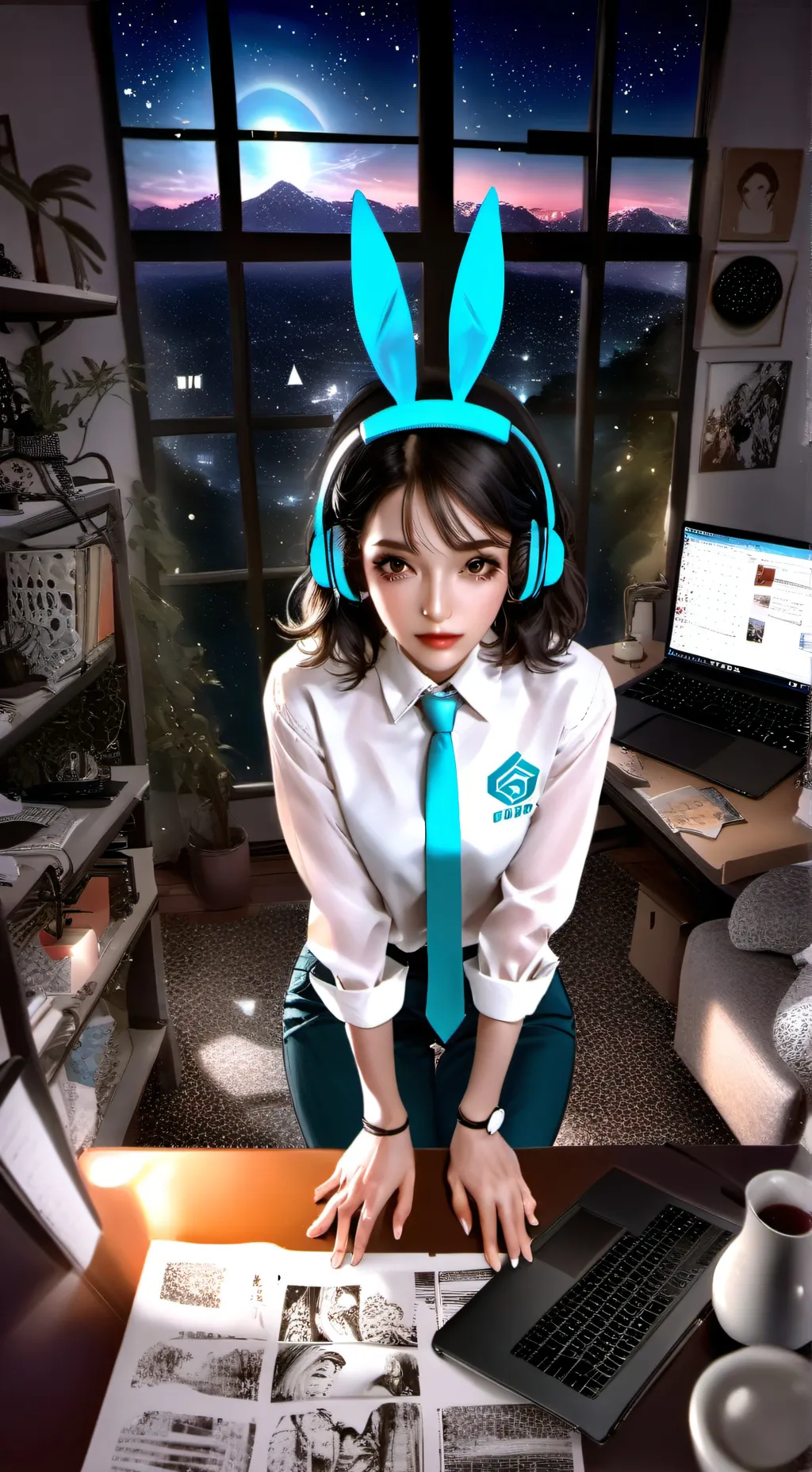 ai character: 💍Василёк💎 background