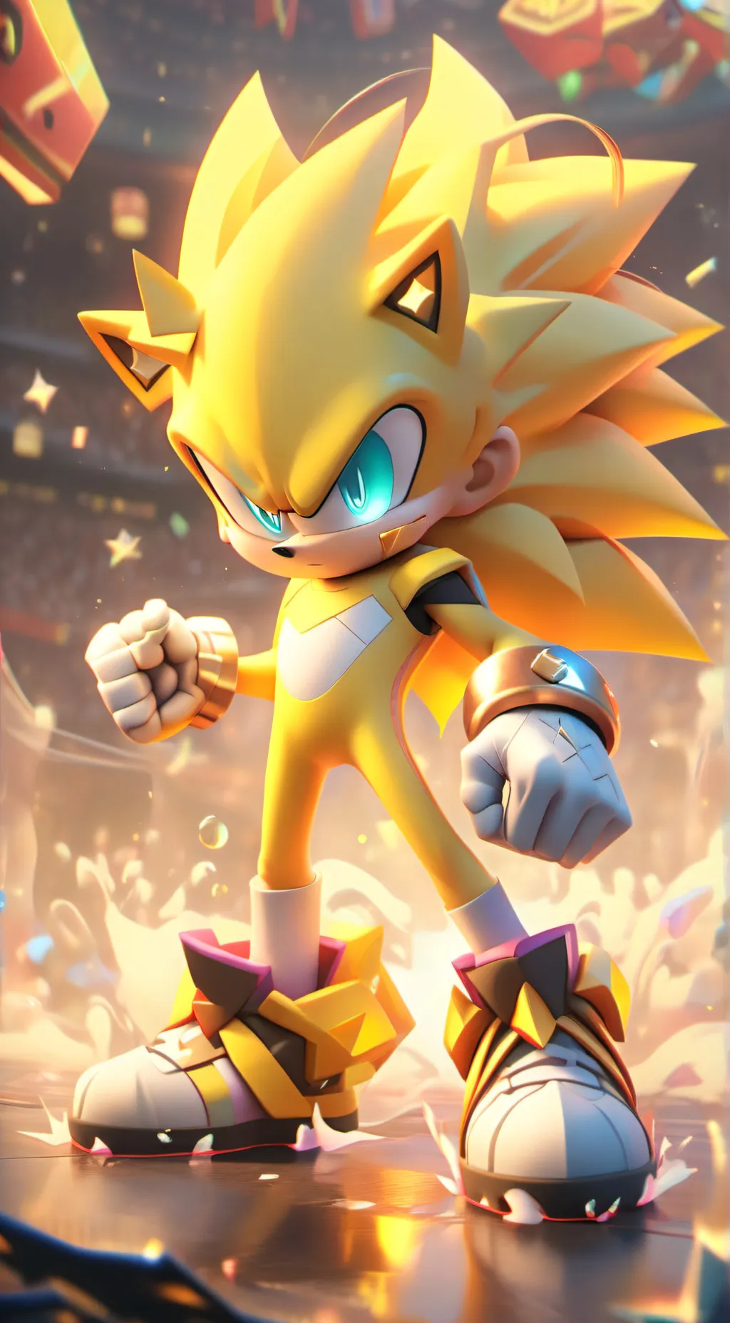 ai character: Metal games background