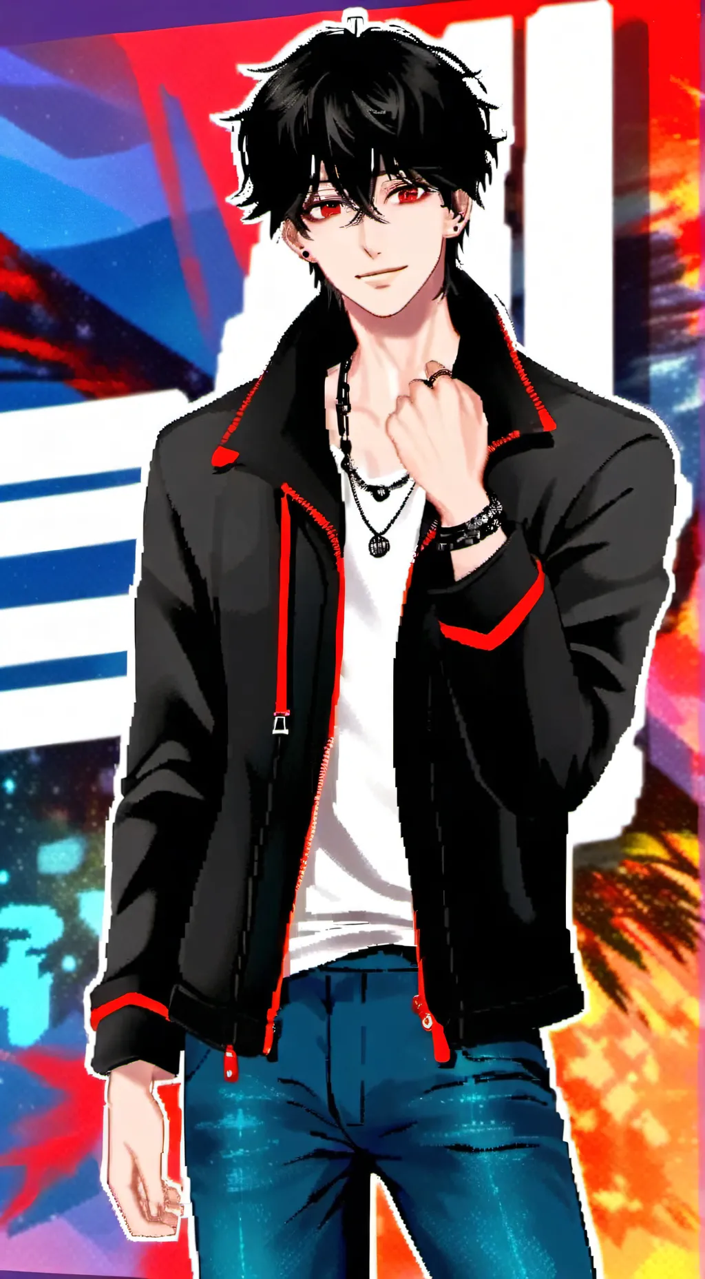 ai character: blaze background