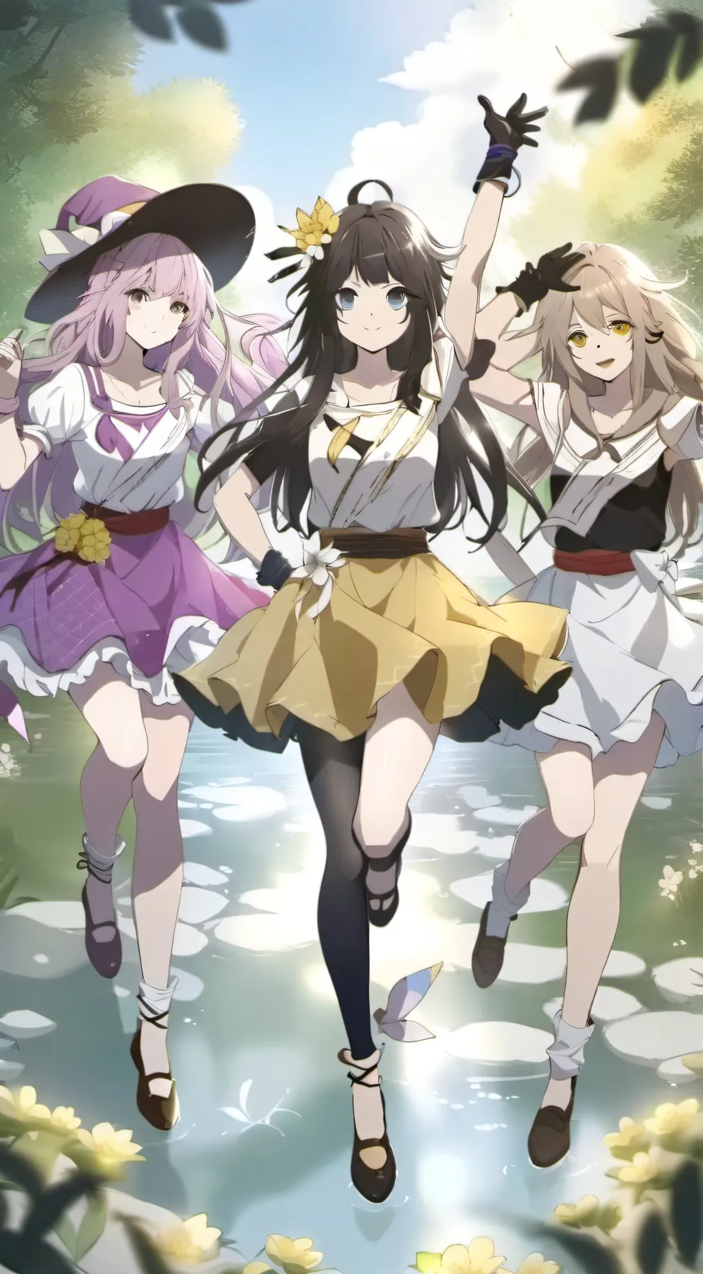 ai character: Amigas background