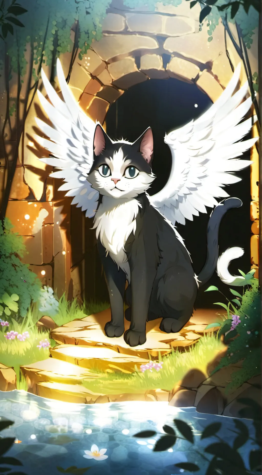 ai character: cave walker background