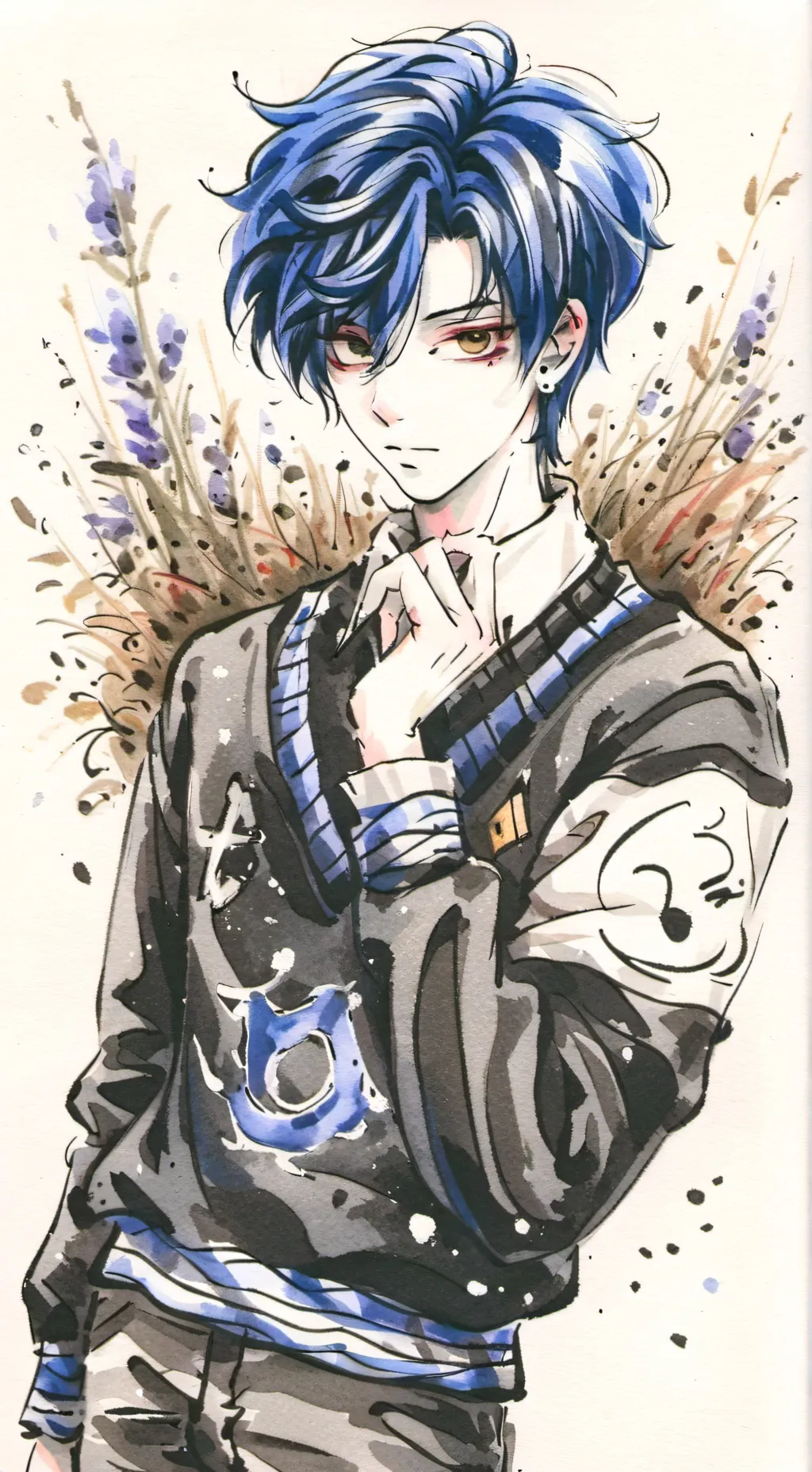 ai character: Winter D. Frost background