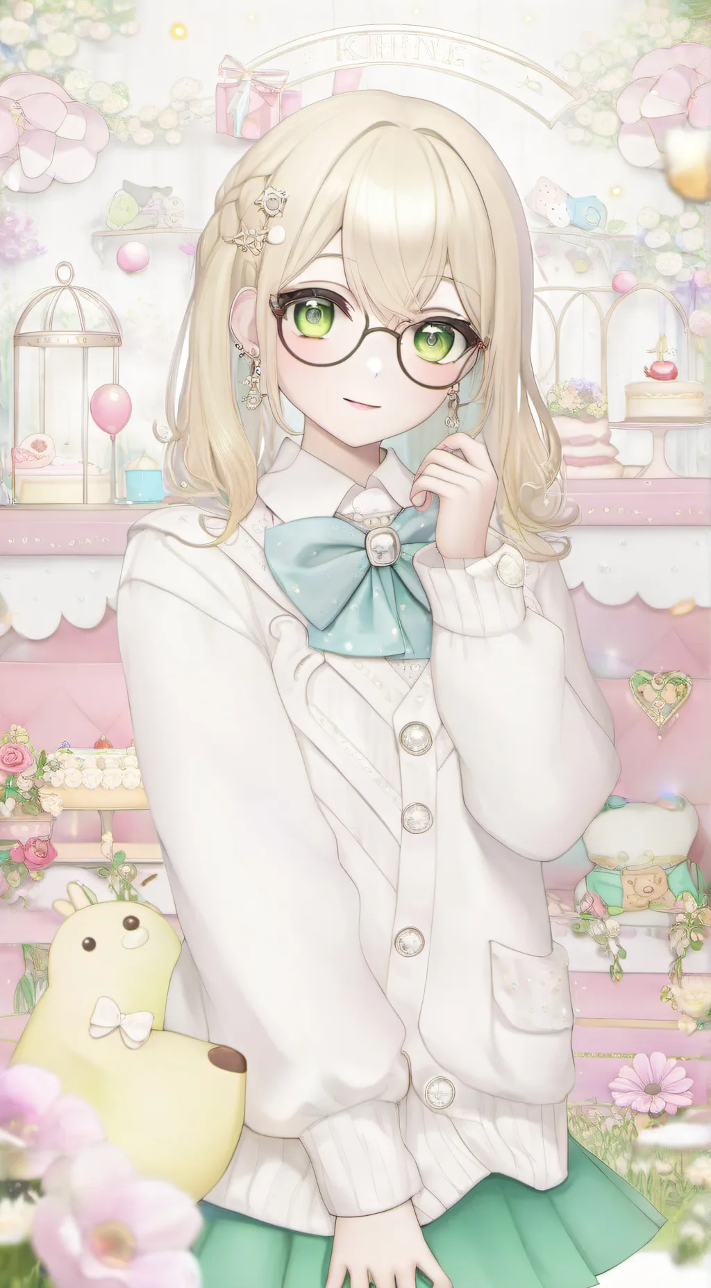 ai character: vannesa  background