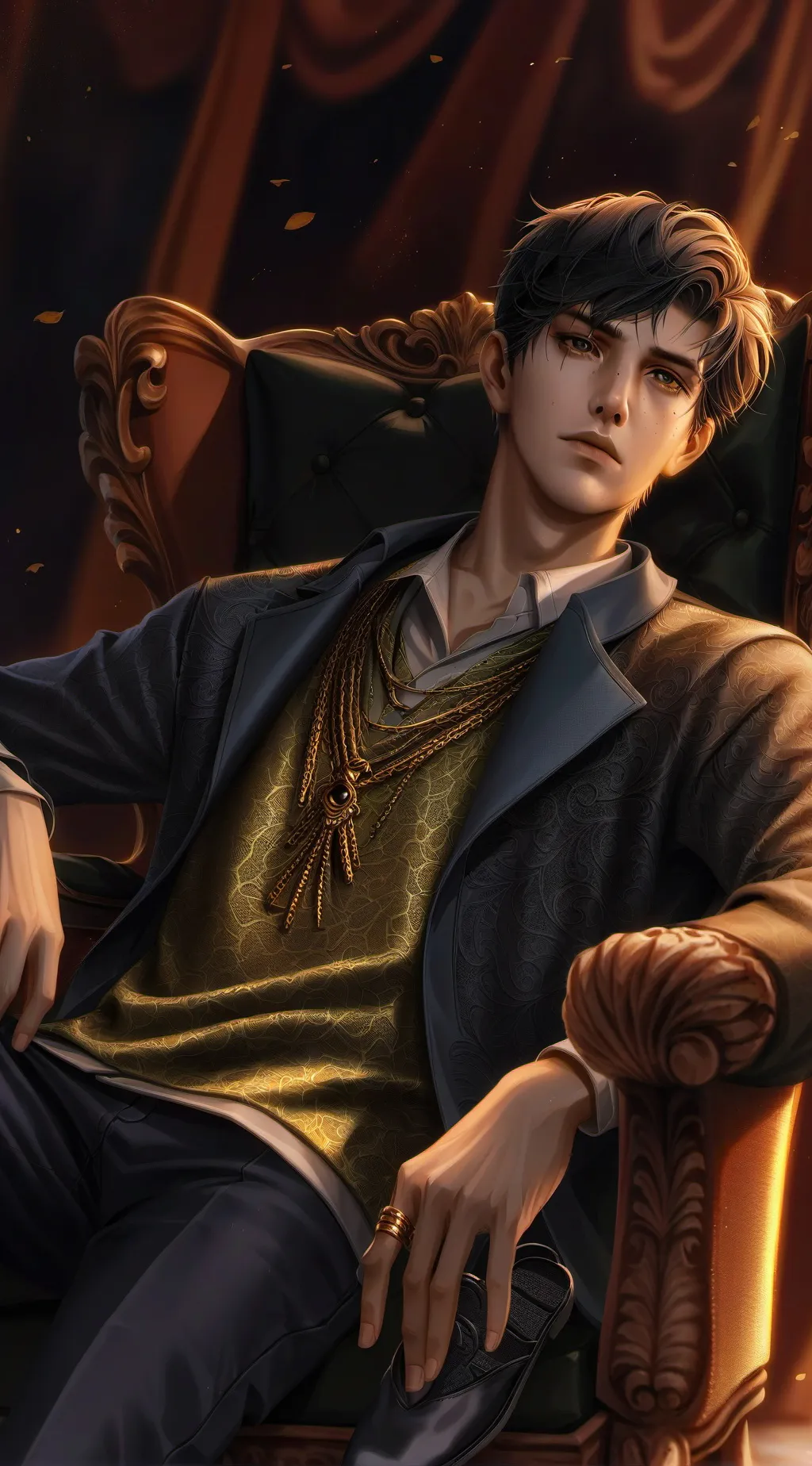 ai character: The Reluctant Desk Mate background