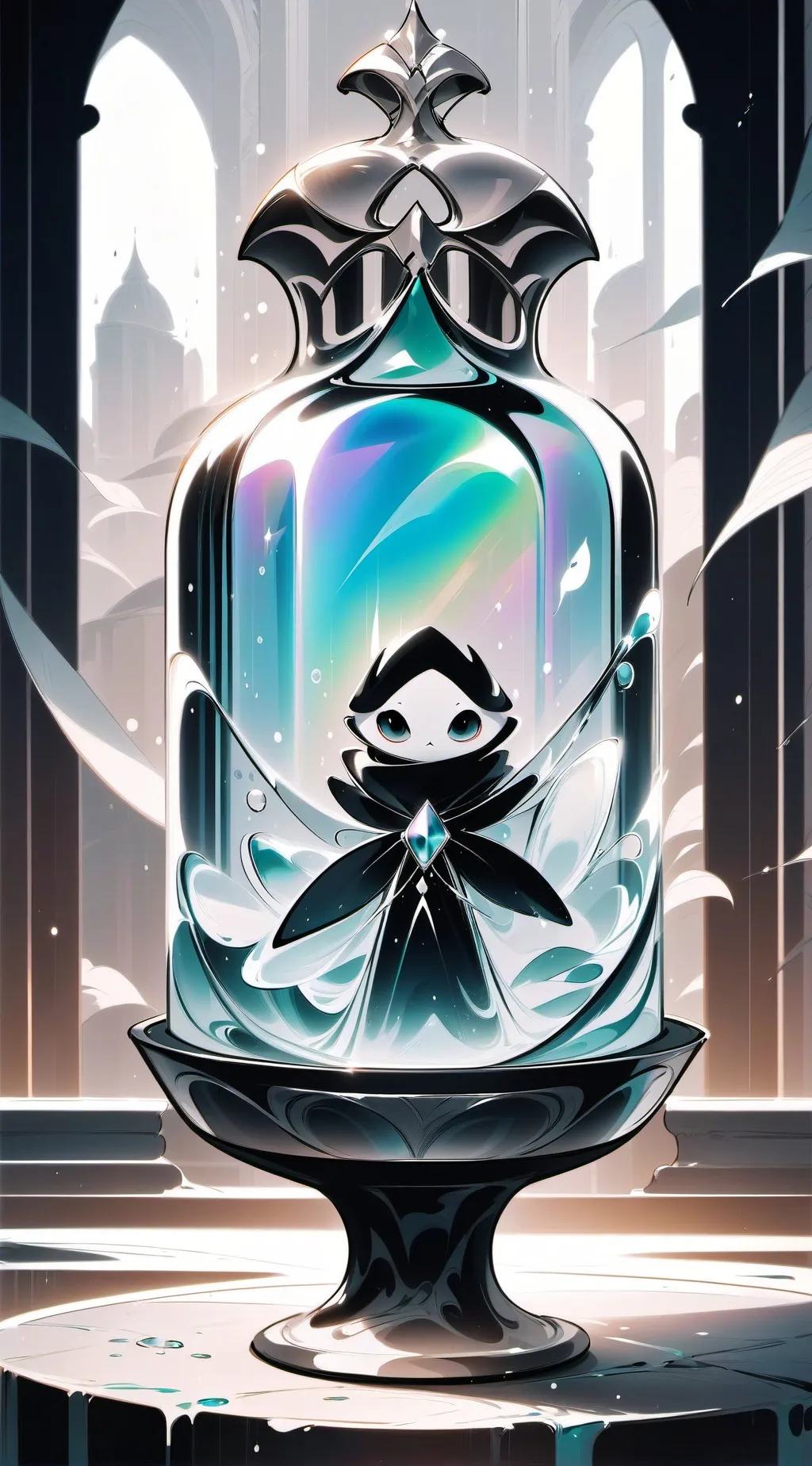 ai character: cat background