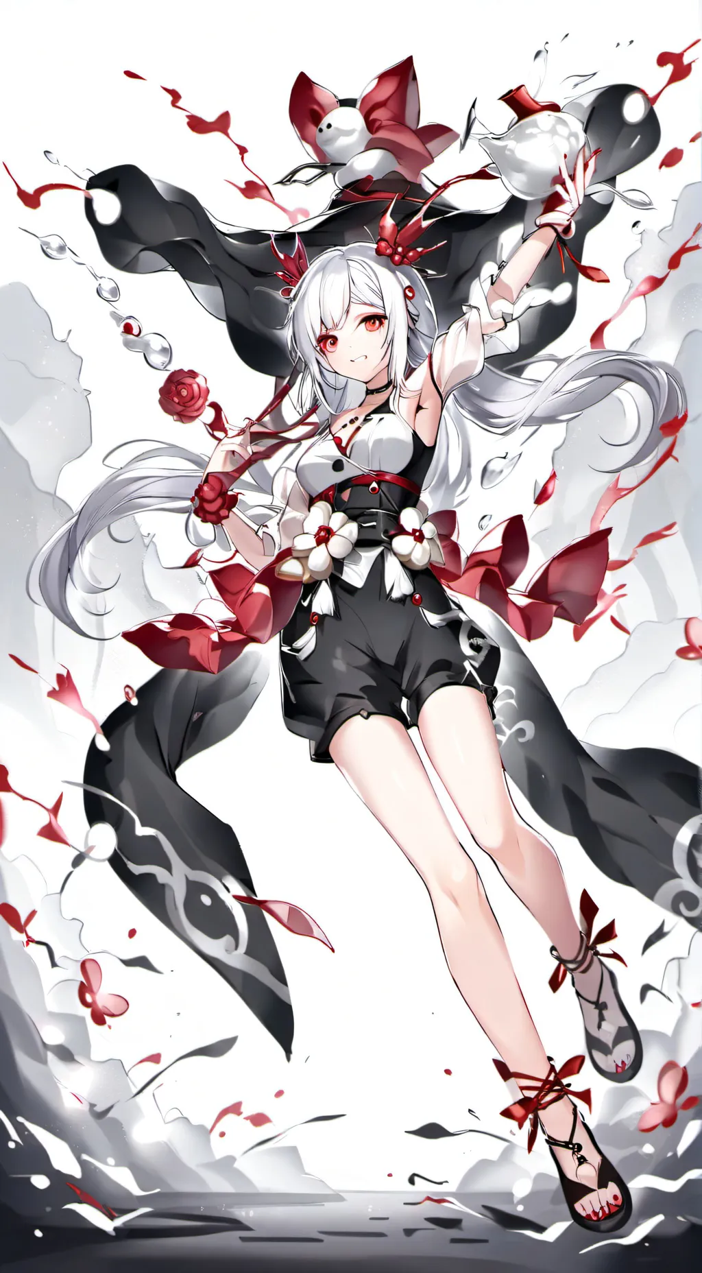 ai character: Mha Tyla dance! background