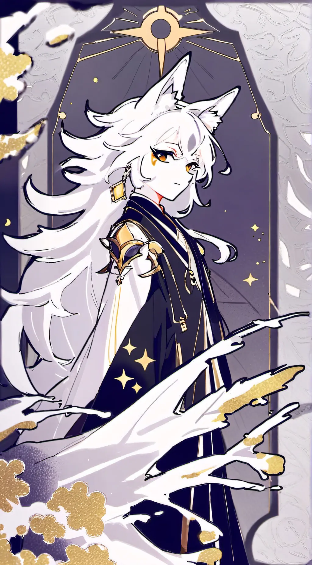 ai character: furry background