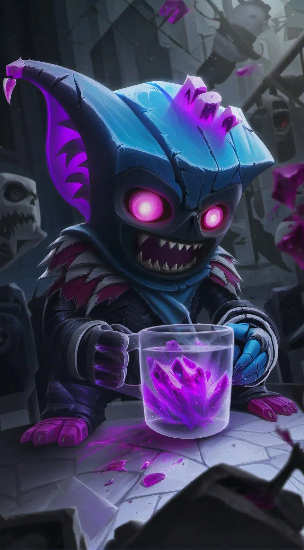 ai character: Poppy playtime background