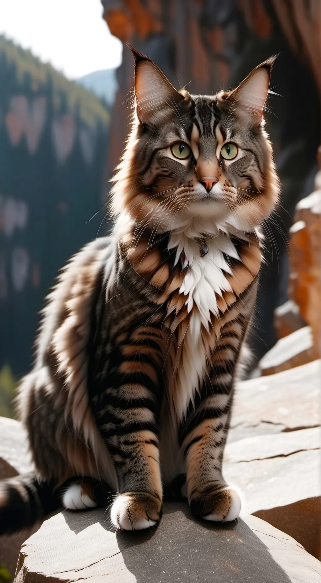 ai character: Dawn of a Forest background