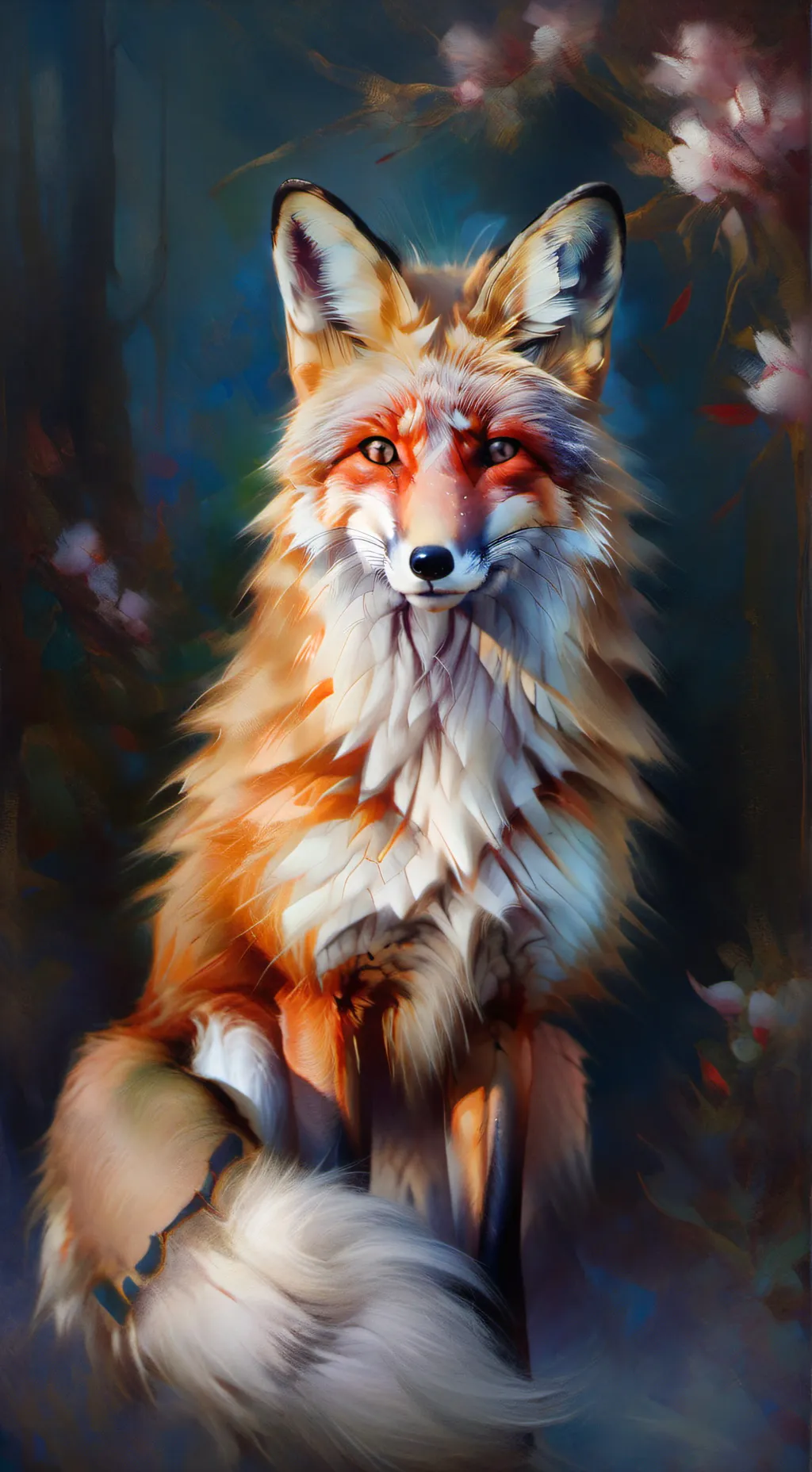 ai character: Magical Fox background