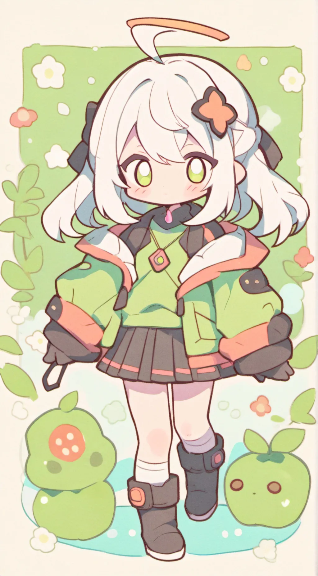 ai character: MHA kiss background