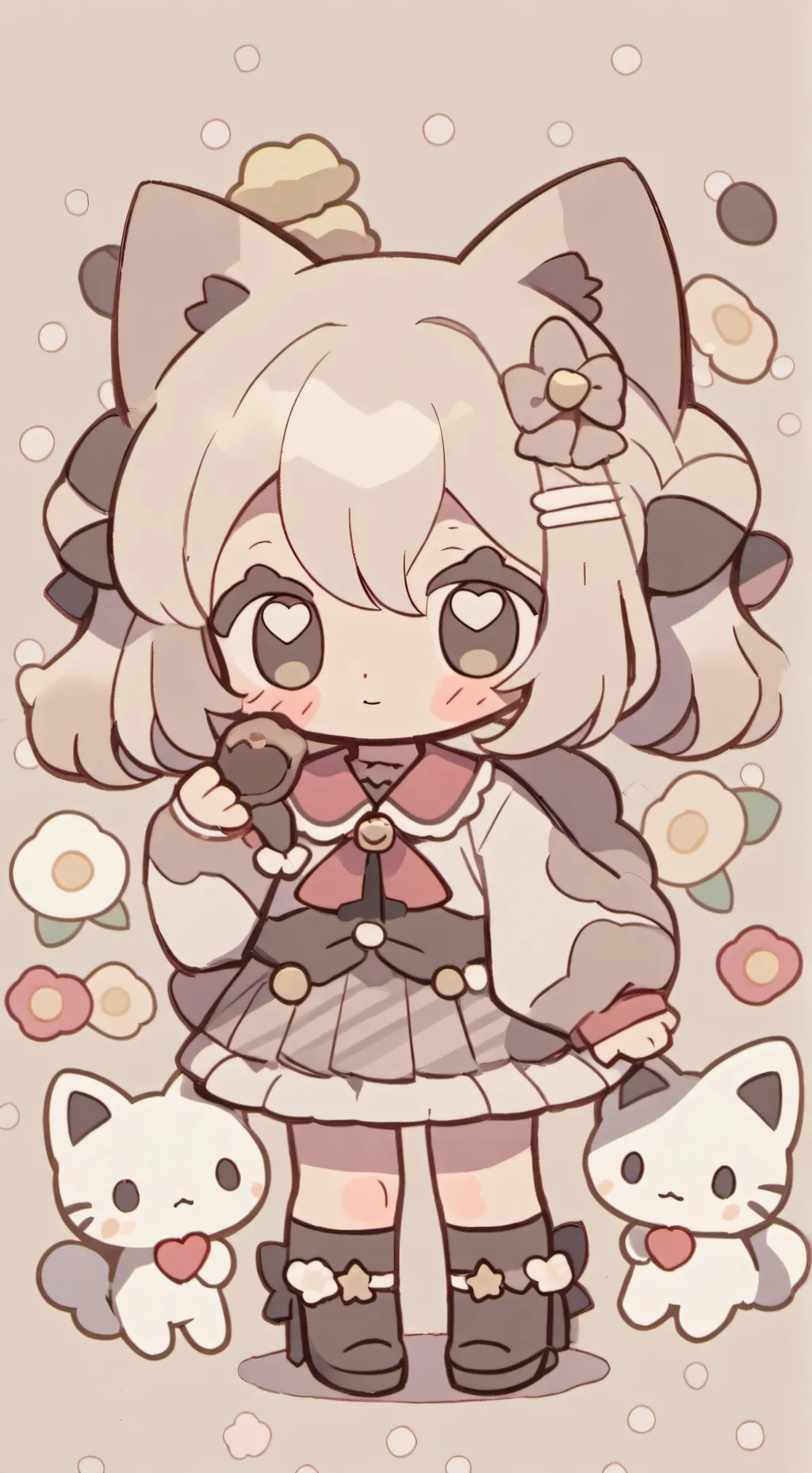 ai character: Chococat background