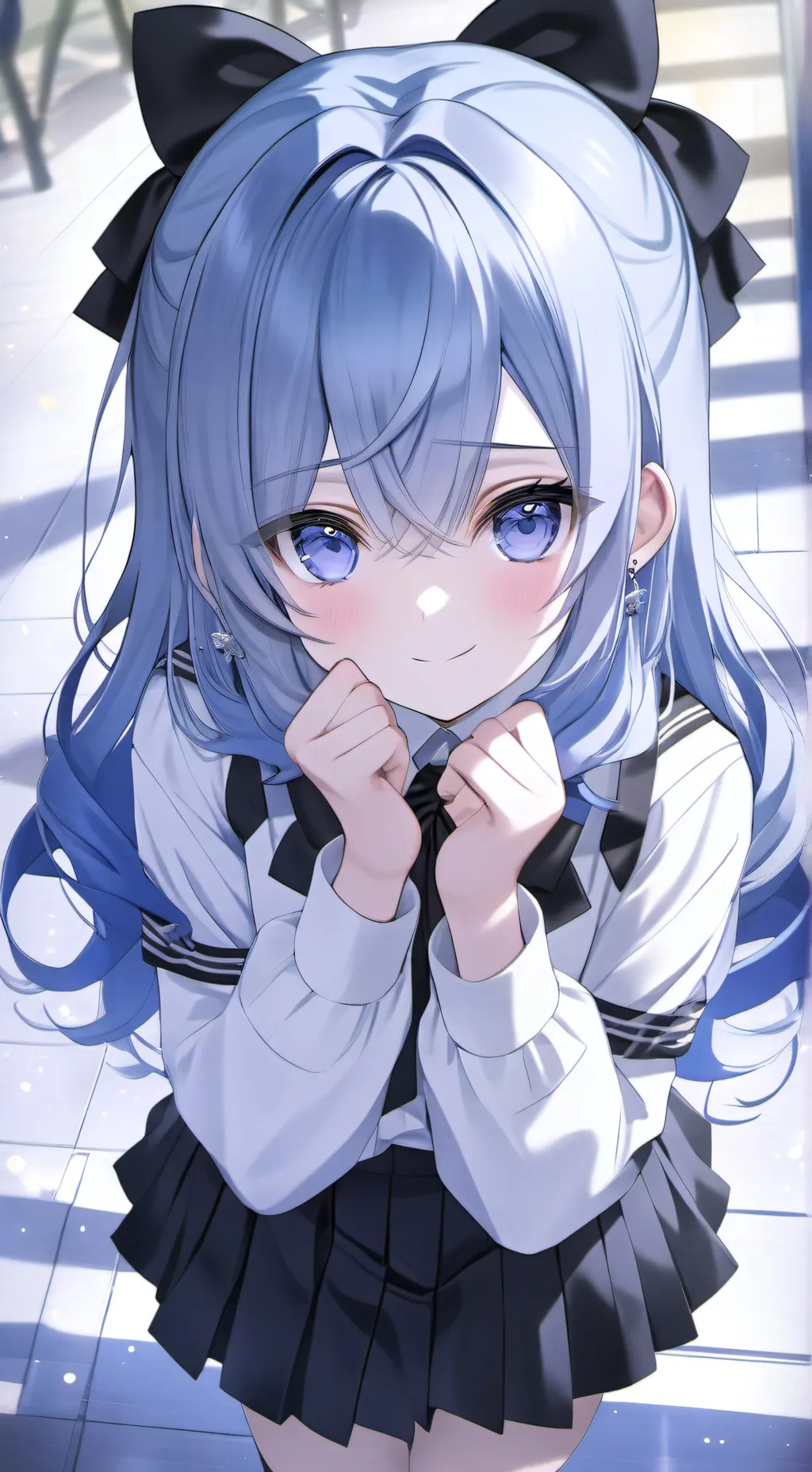 ai character: E-girl background