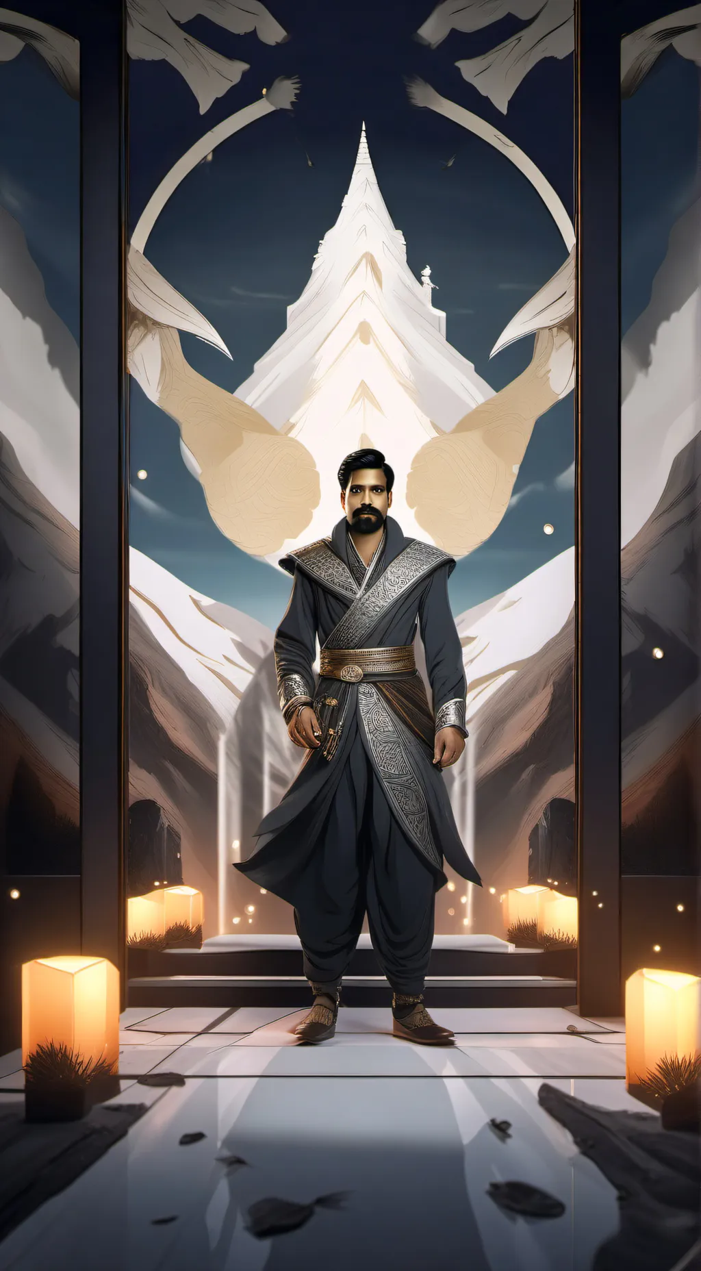 ai character: amir background