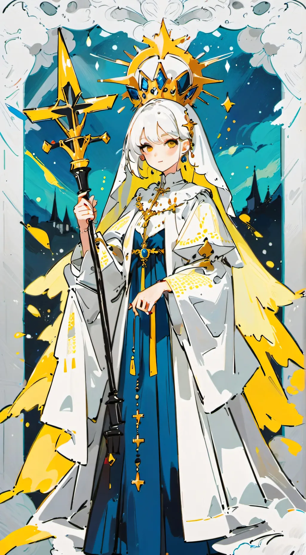 ai character: Vanilla background