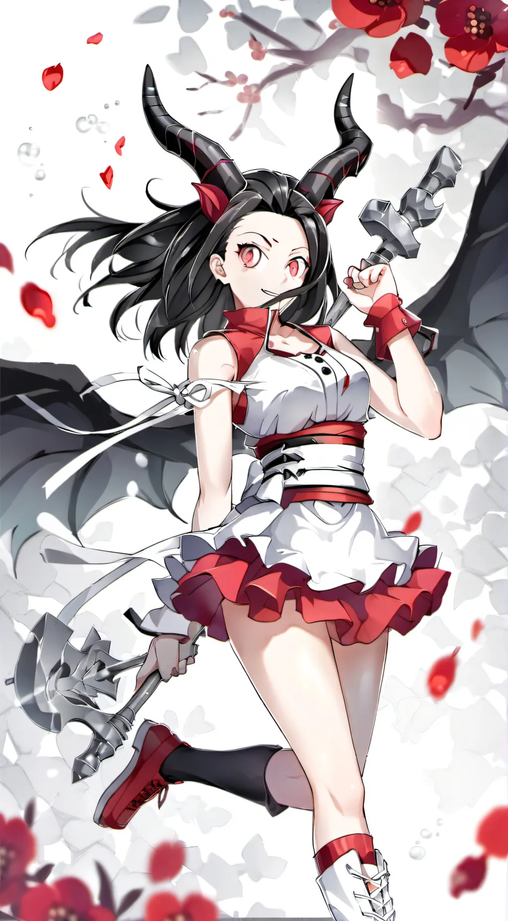 ai character: KNY DEMON  background