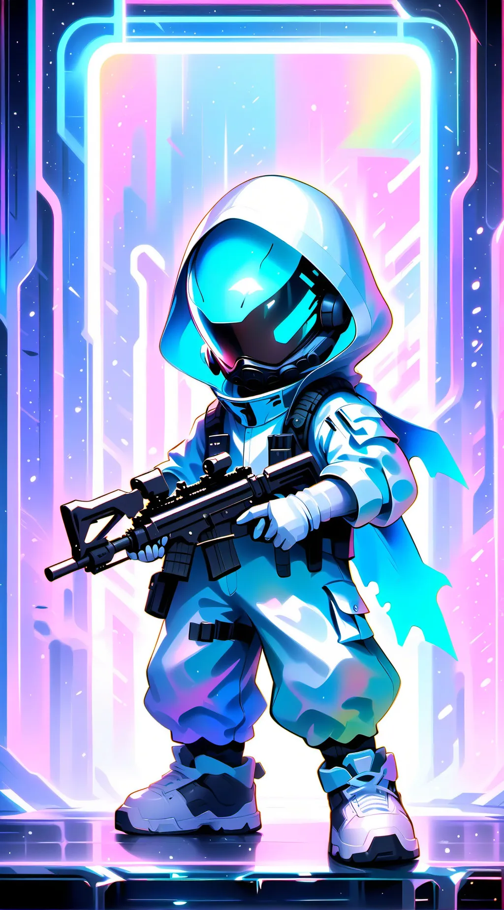 ai character: soldado movistar background