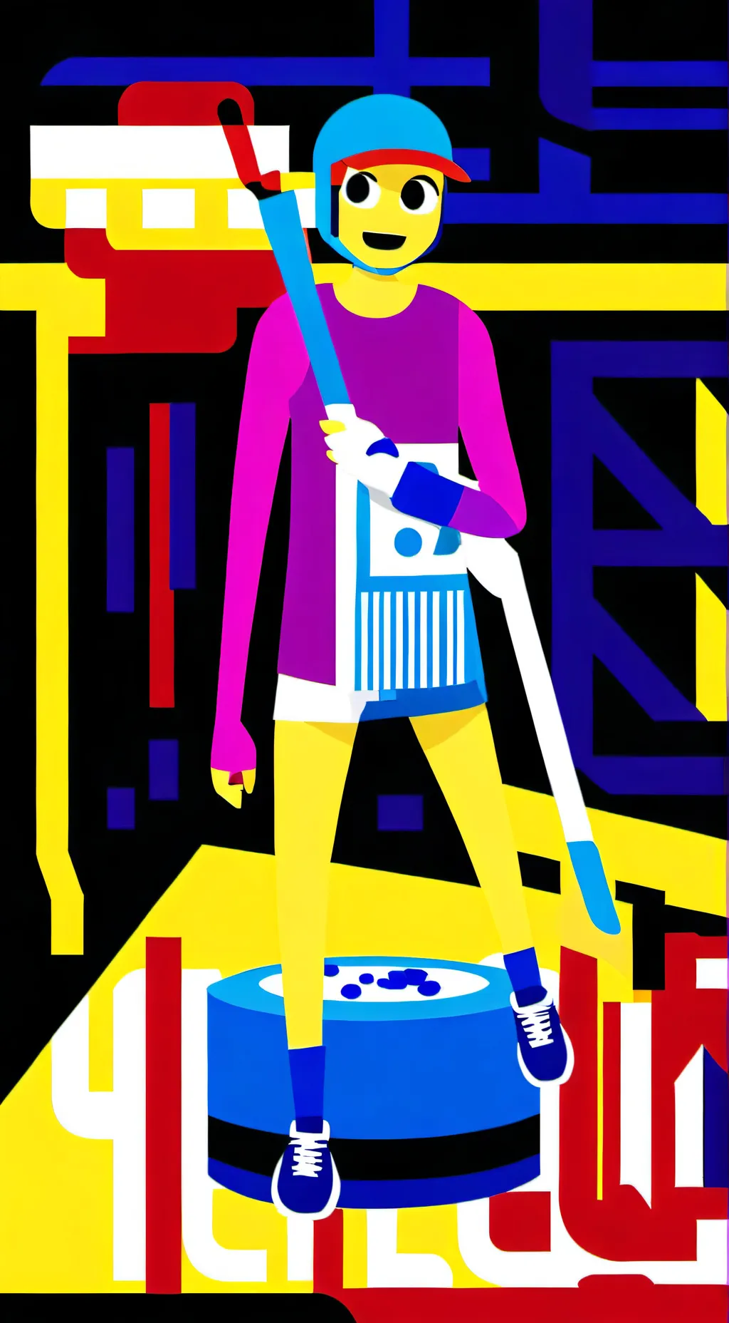 ai character: BLEHER background