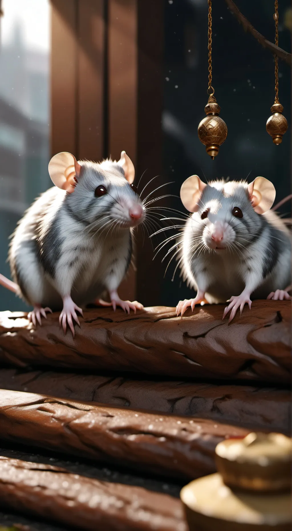 ai character: horror movie background