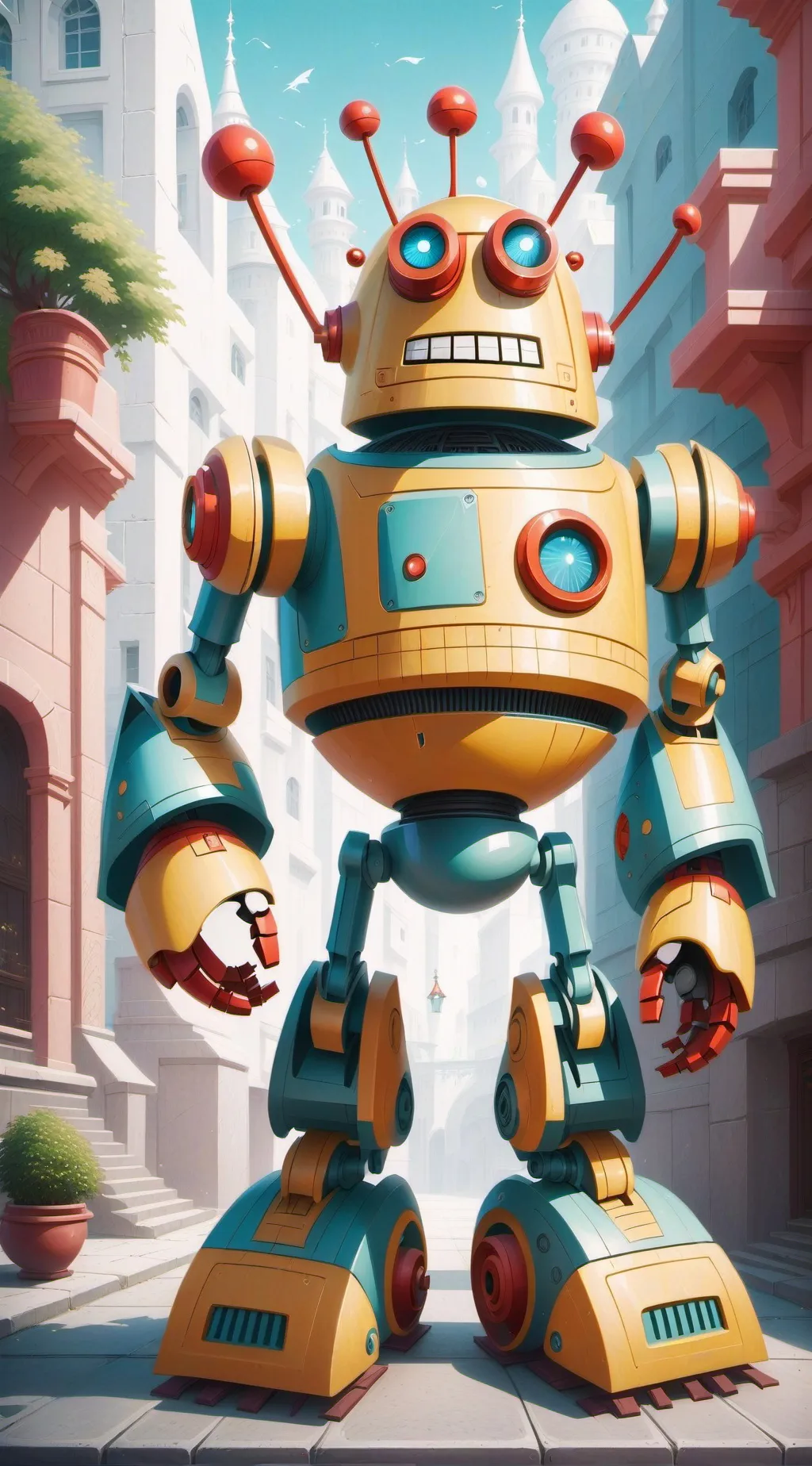 ai character: BrainBot background