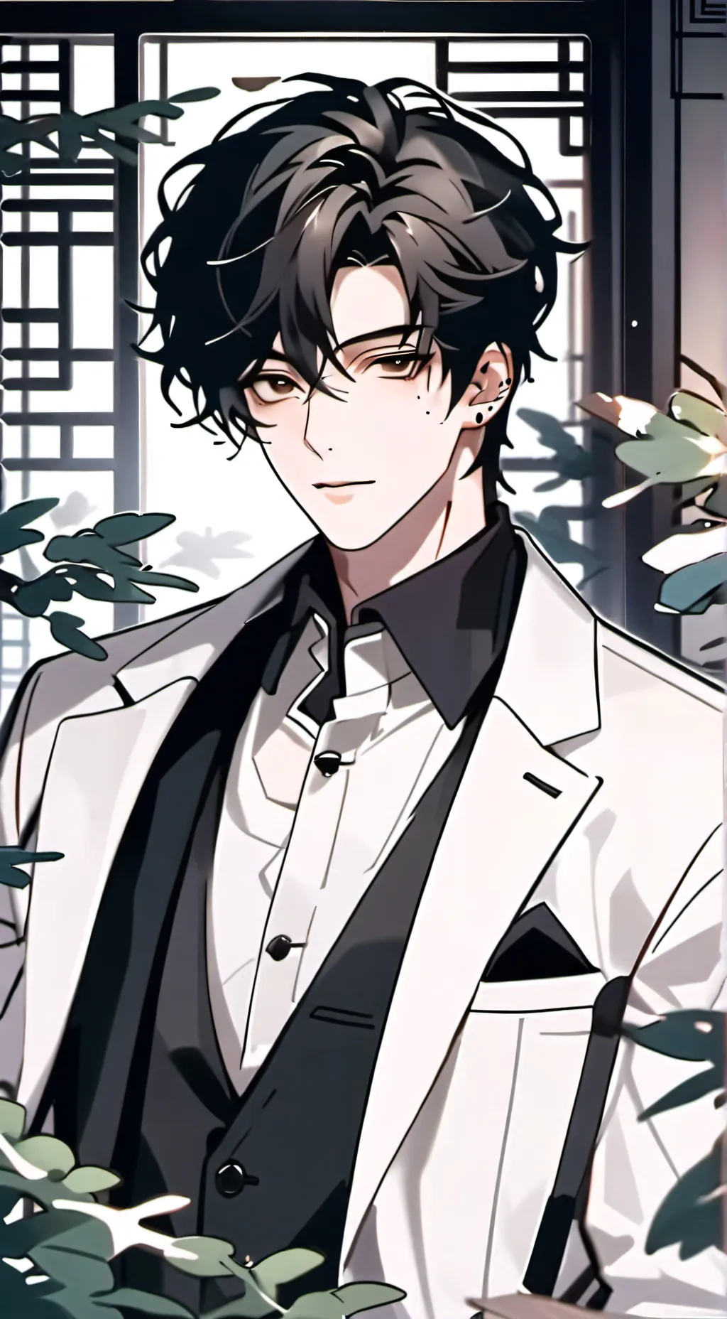 ai character: ❌Aaron❌ background