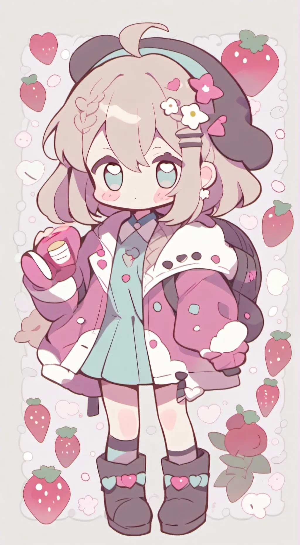 ai character: sasha :3 background