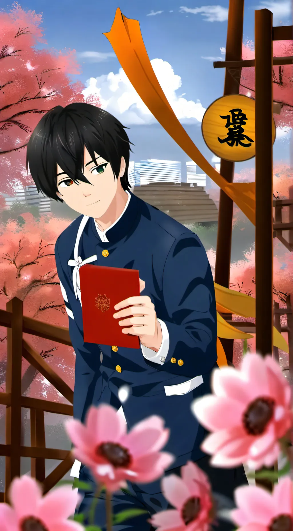 ai character: sakuroni 2  background