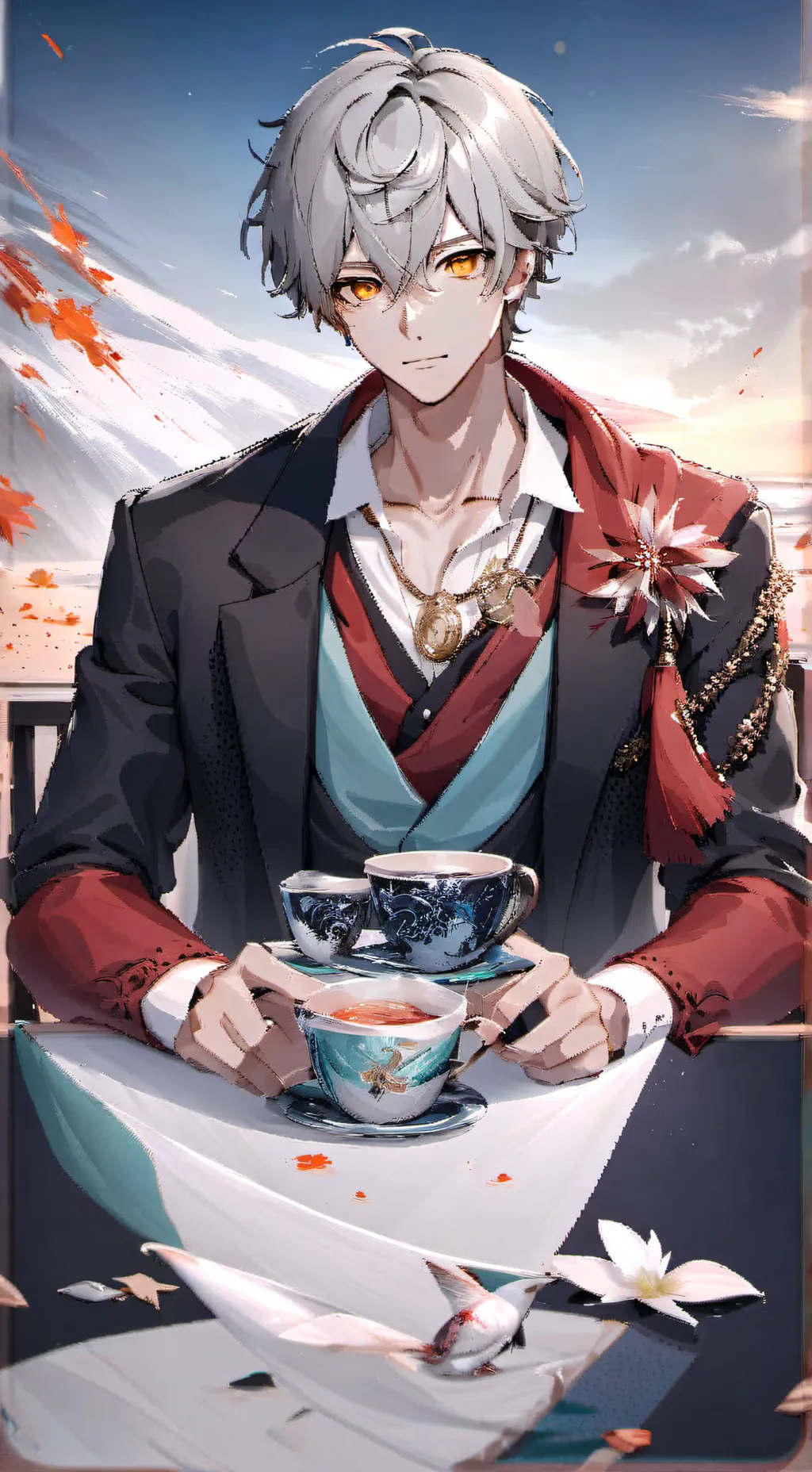 ai character: shade🕷️ background