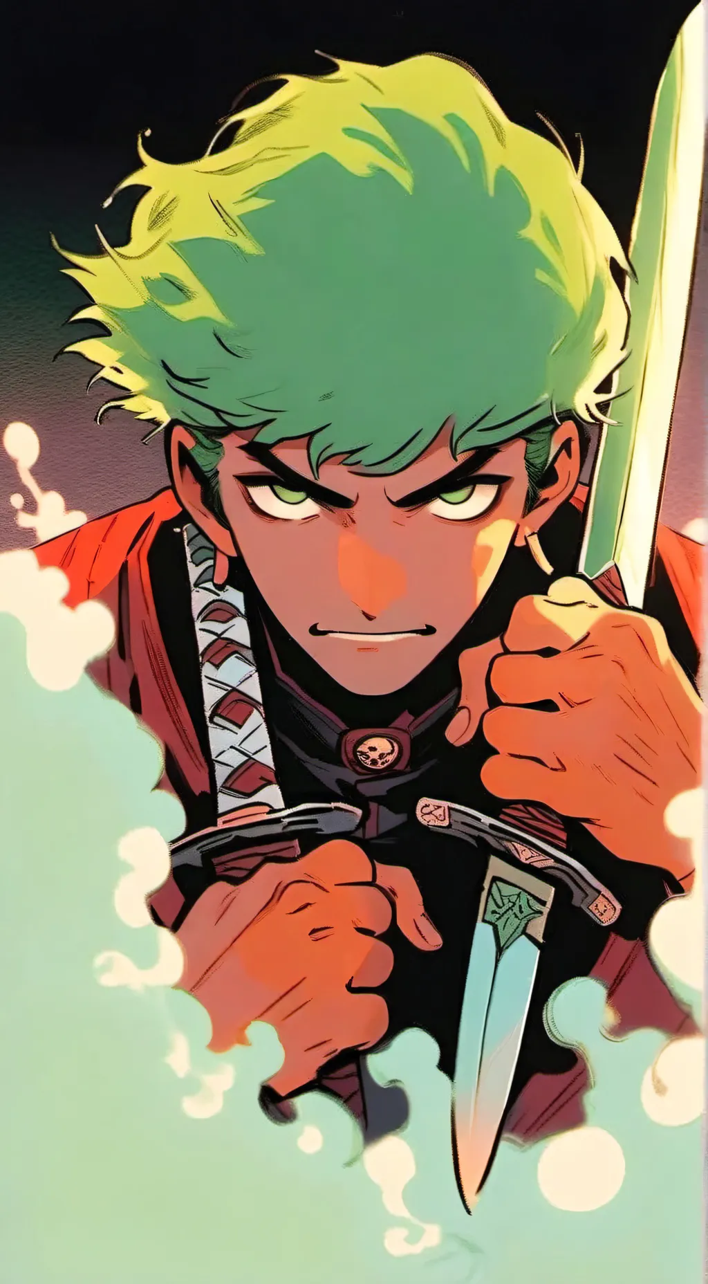 ai character: Roronoa zoro background