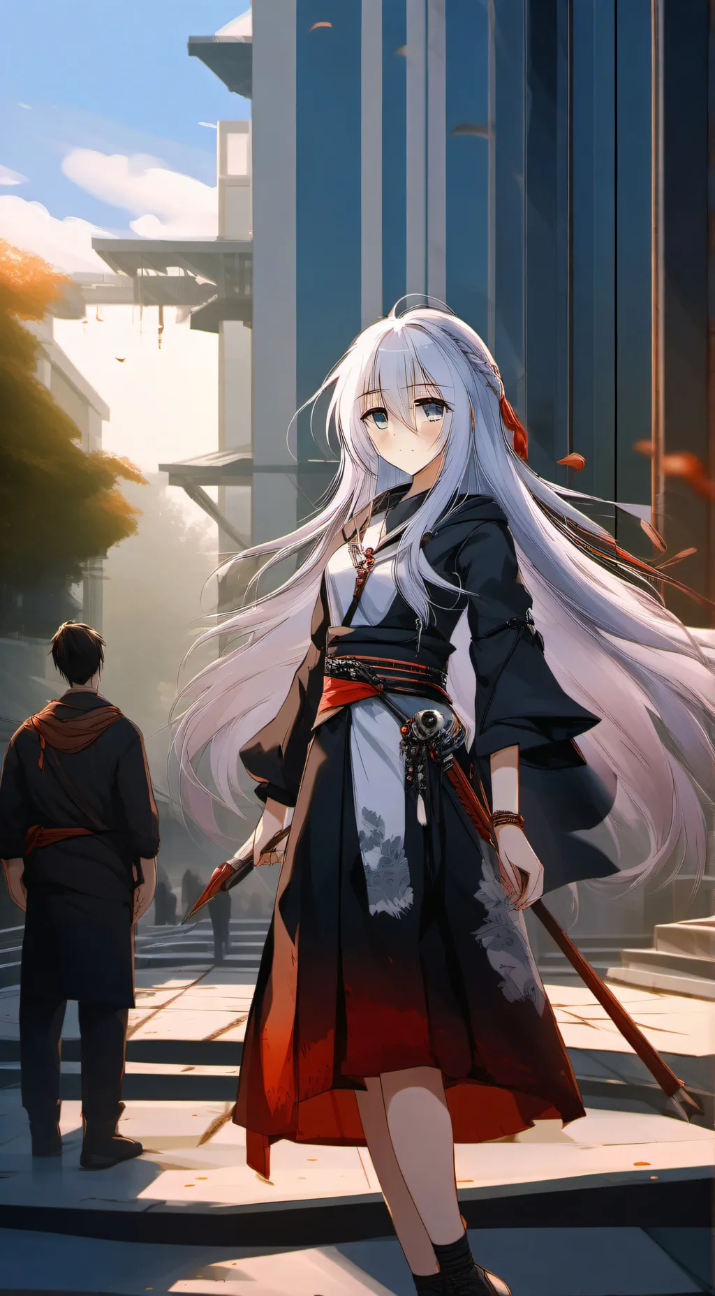 ai character: Саша background