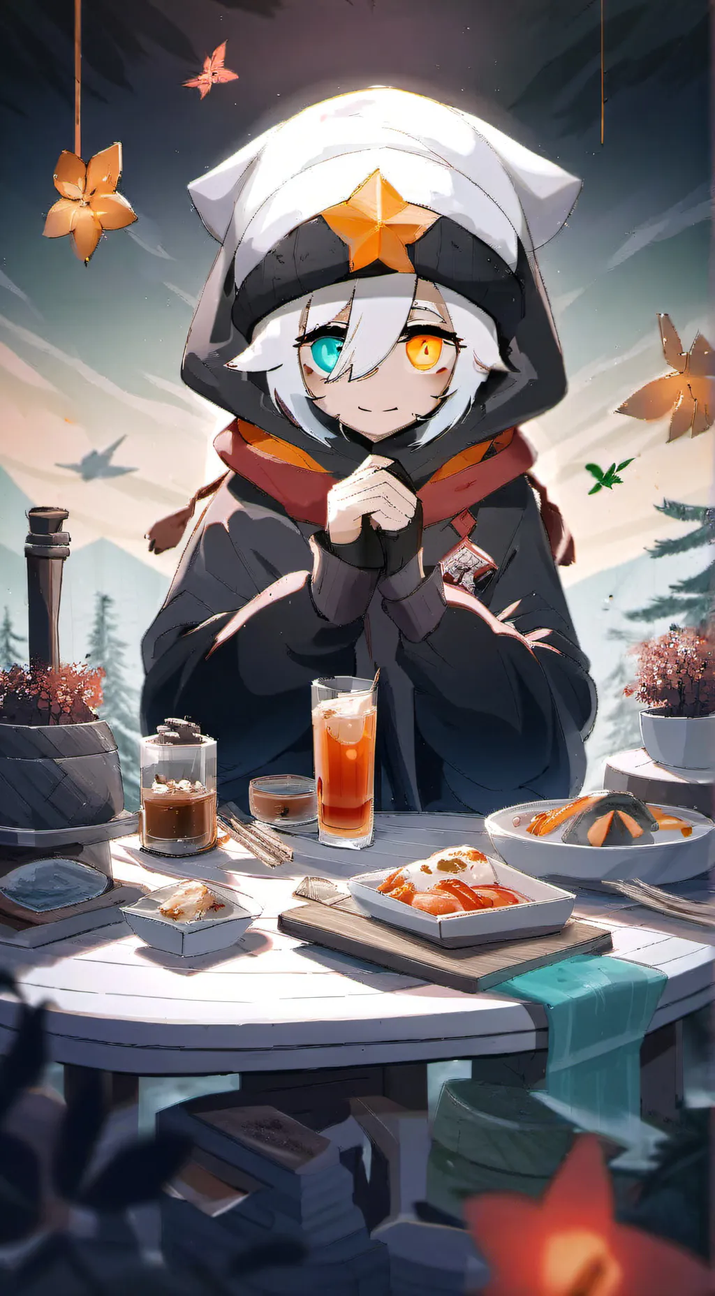 ai character: lina  background