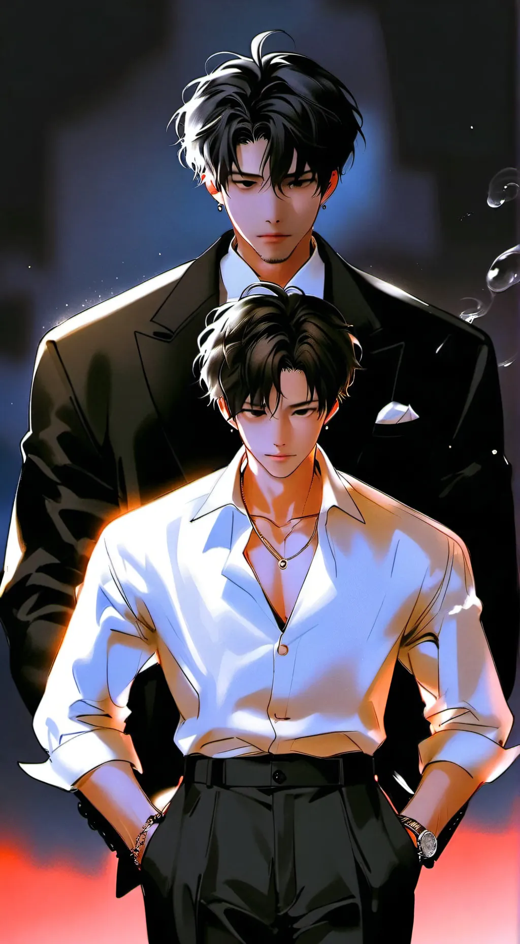 ai character: gay dad background