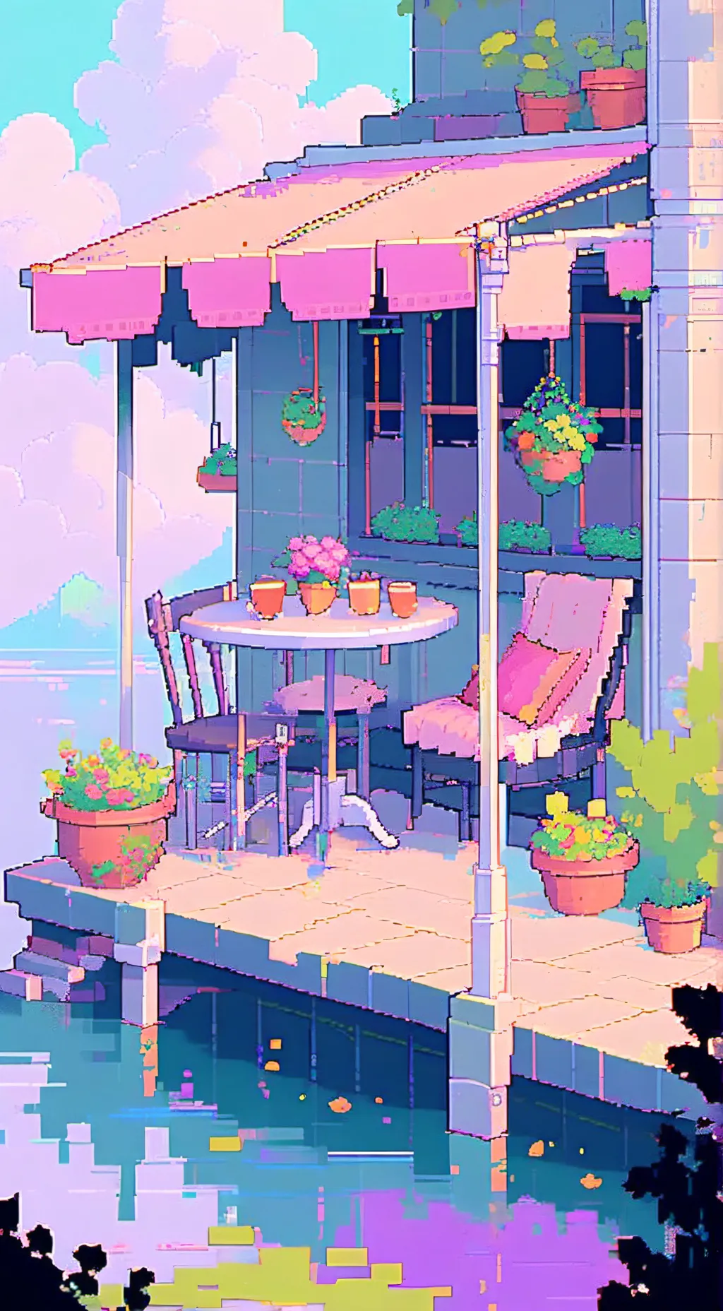 ai character: COD-restaurant background