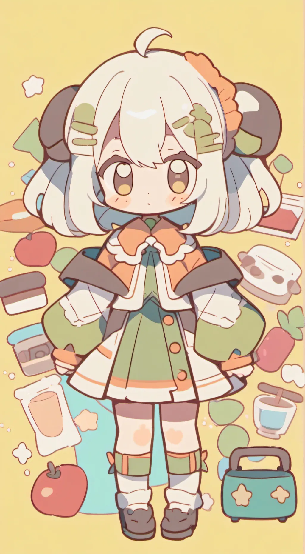 ai character: Karma and virus👁👄👁 background