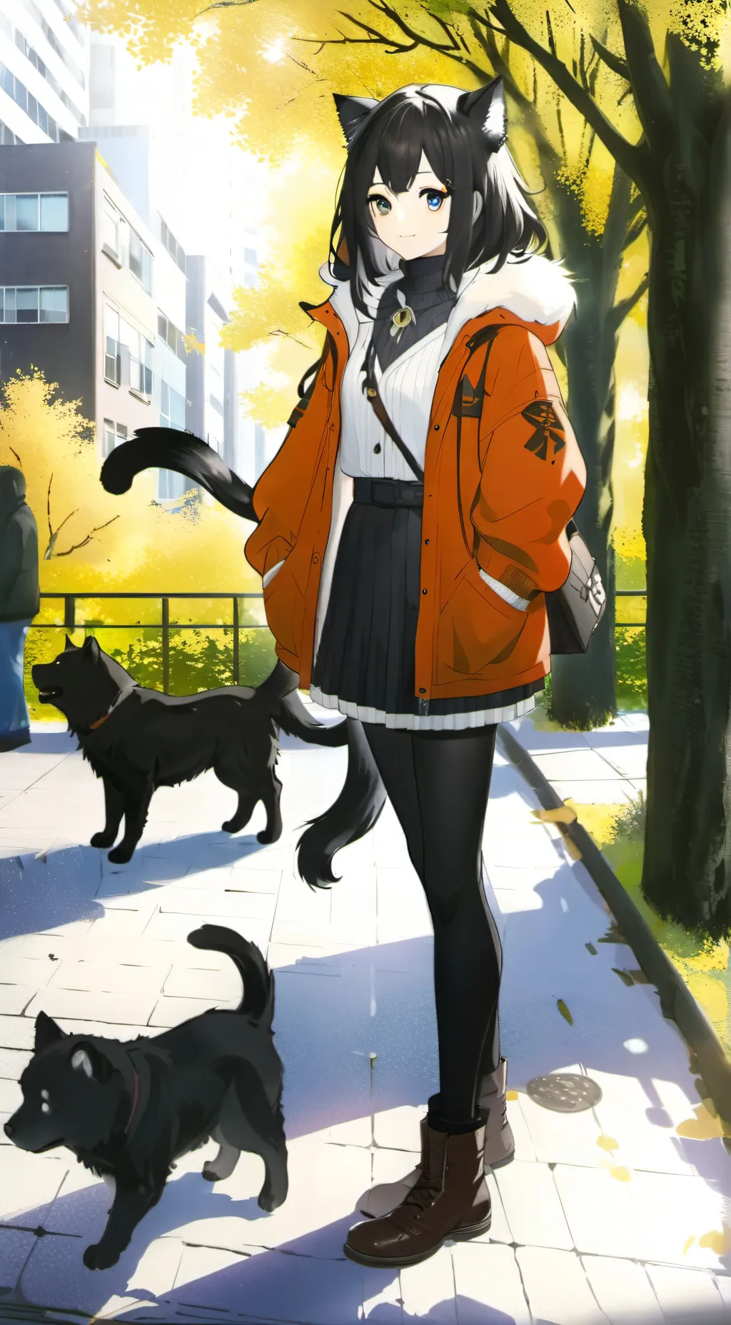 ai character: anny background