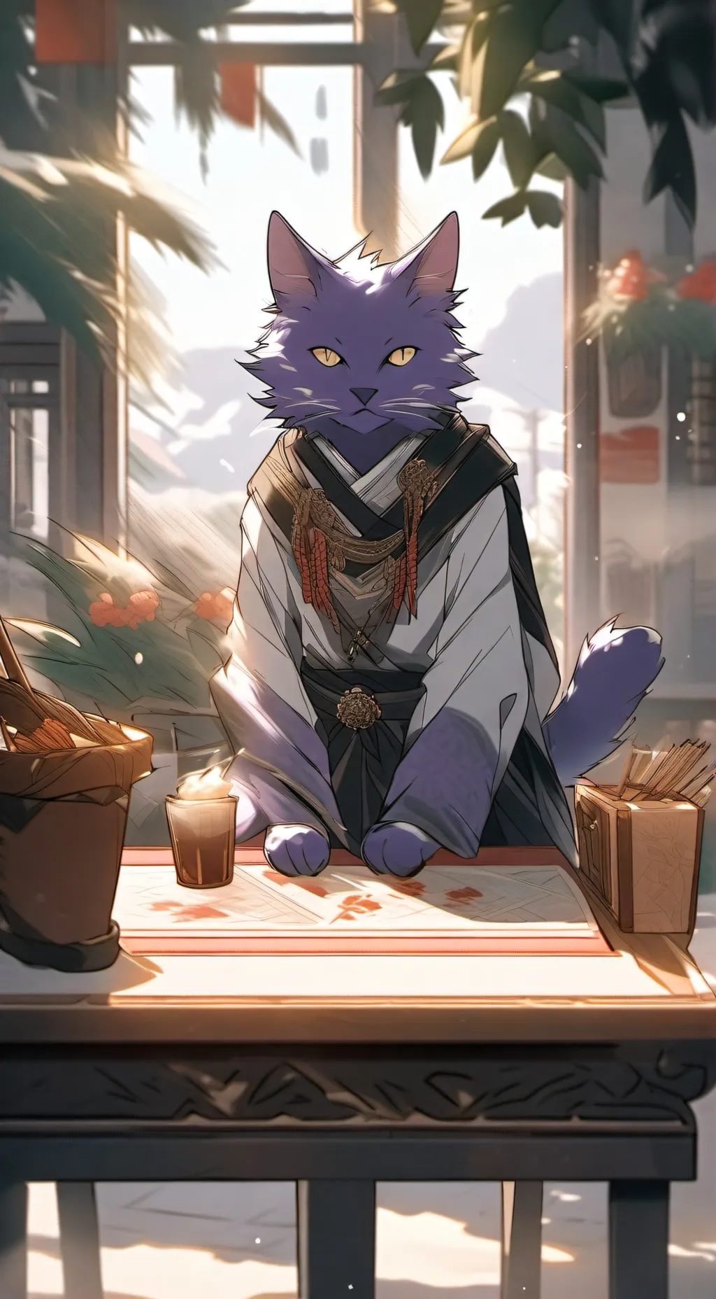 ai character: Catnap background