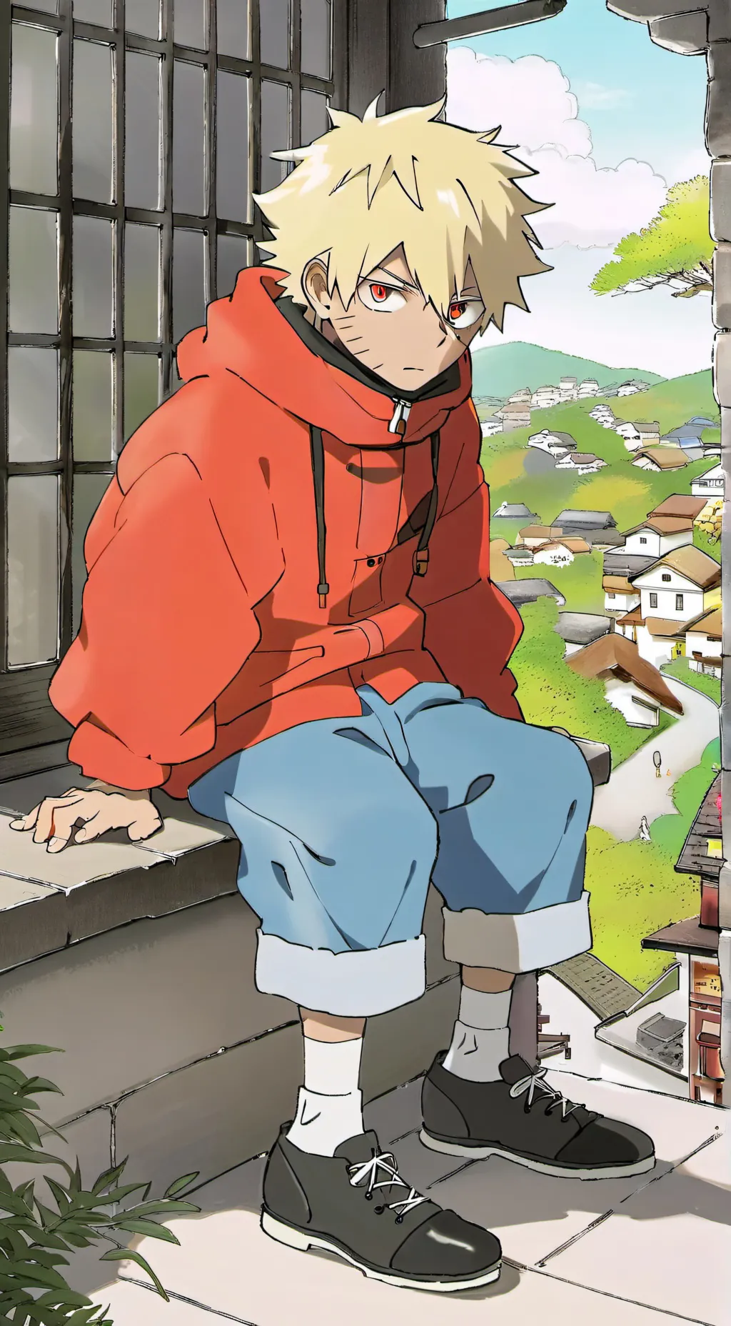 ai character: bakugo loves you!? background