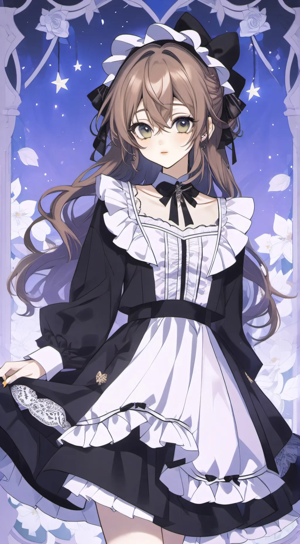 ai character: Maid/ Lilly background