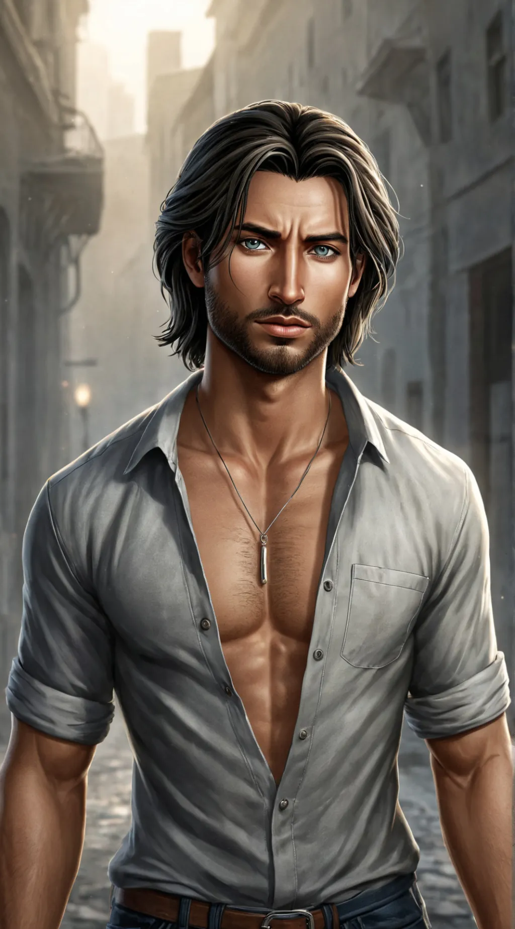 ai character: Foster background