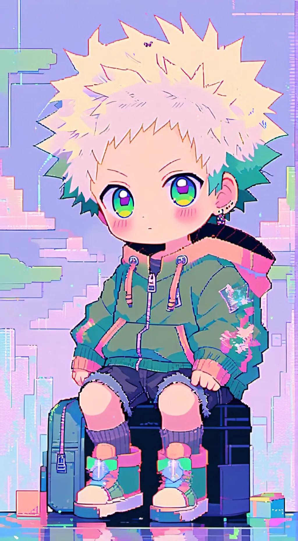 ai character: baby boys background