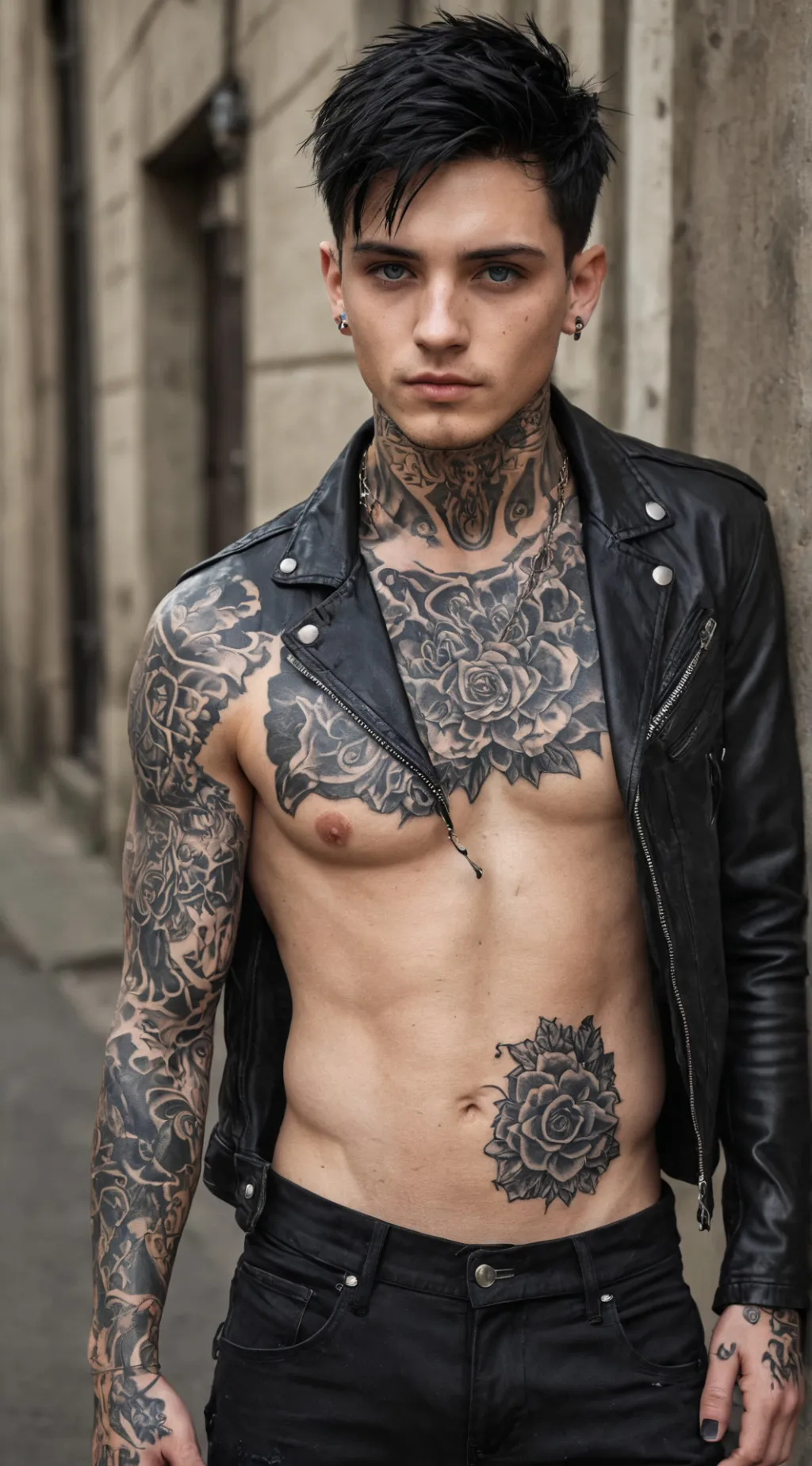 ai character: Liam Hemsworth  background