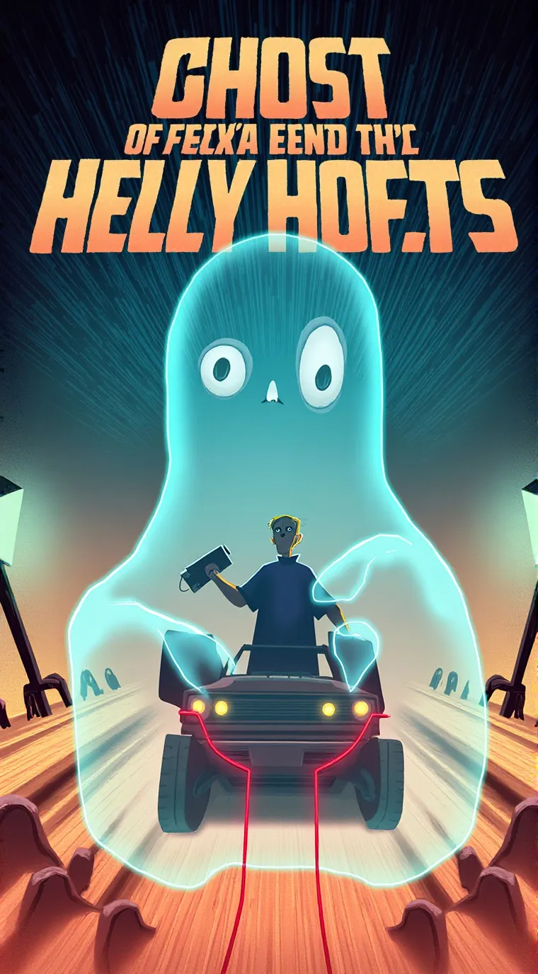 ai character: Ghost with truck background